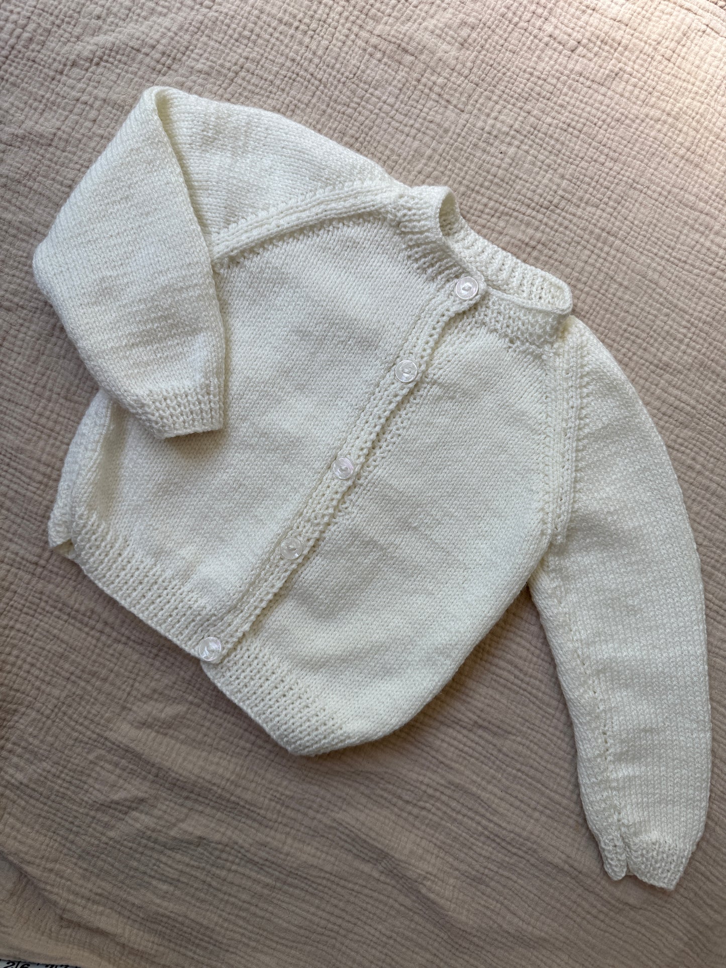18-24m pale cream cardigan