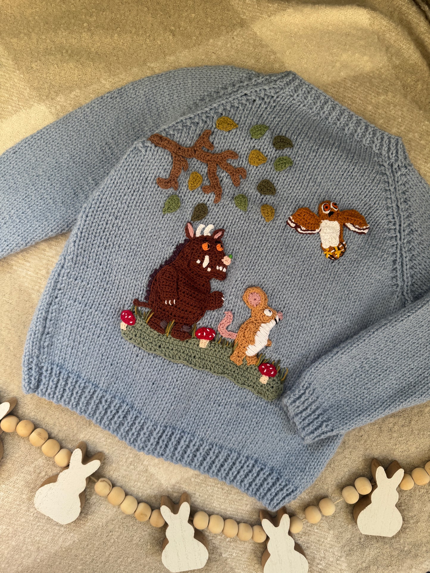 Oh help oh no! It’s the gruffalo 2-4 years cardigan