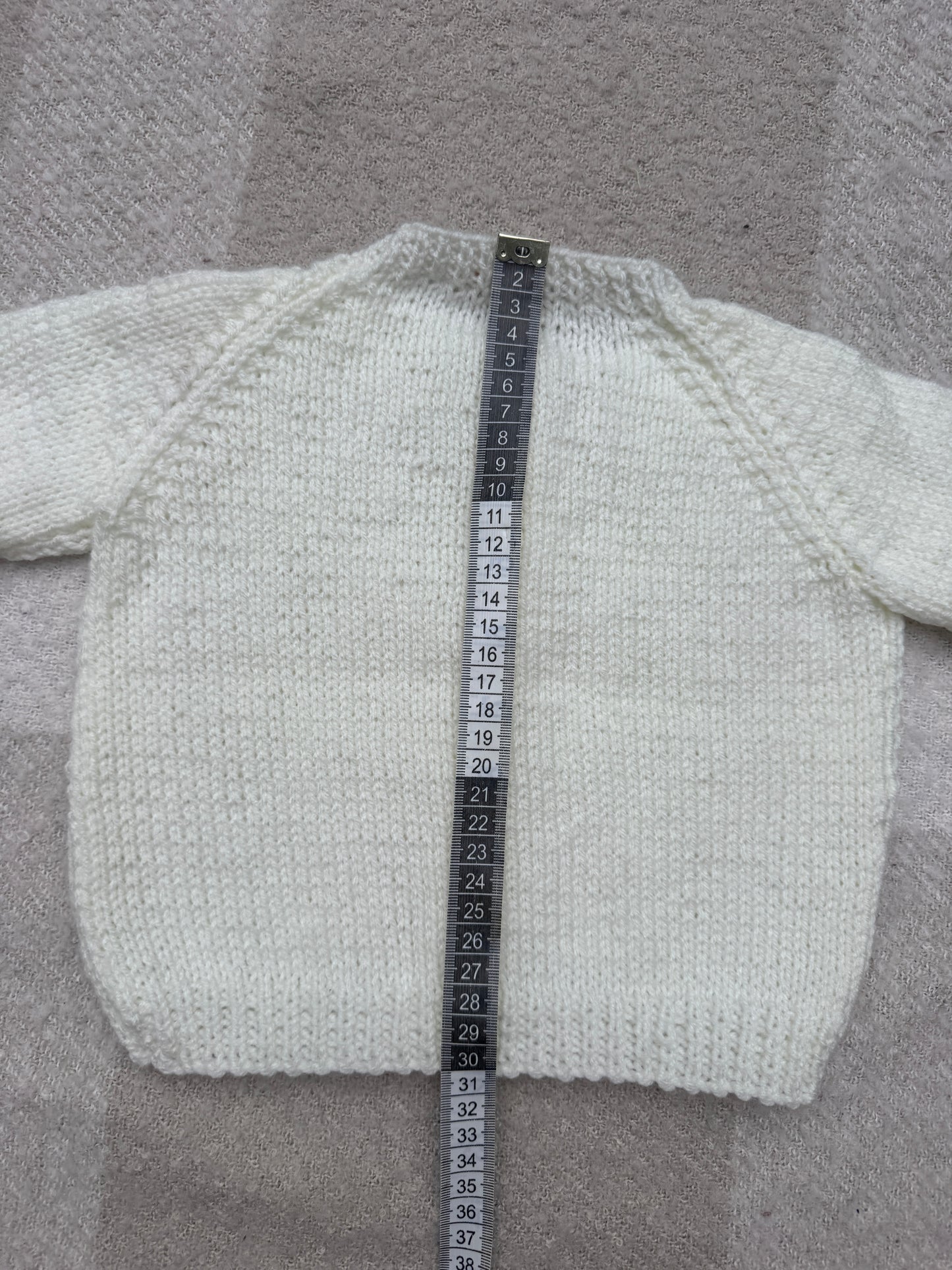 12-18m pale cream cardigan
