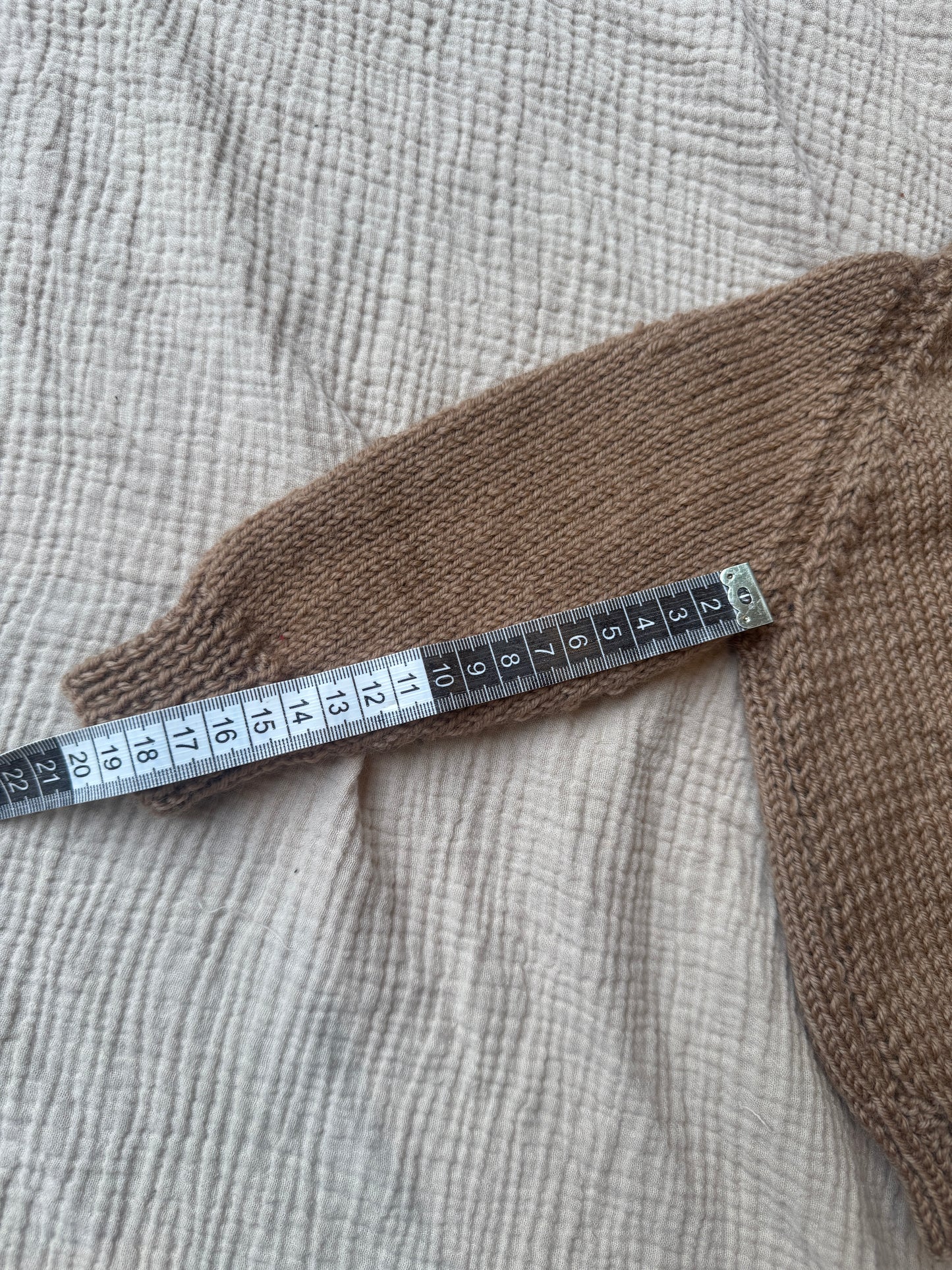 6-12months mocha cardigan