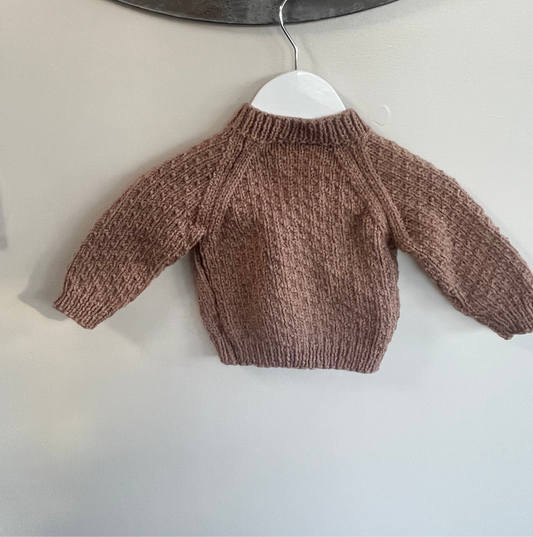 3-6 months mocha Cardigan
