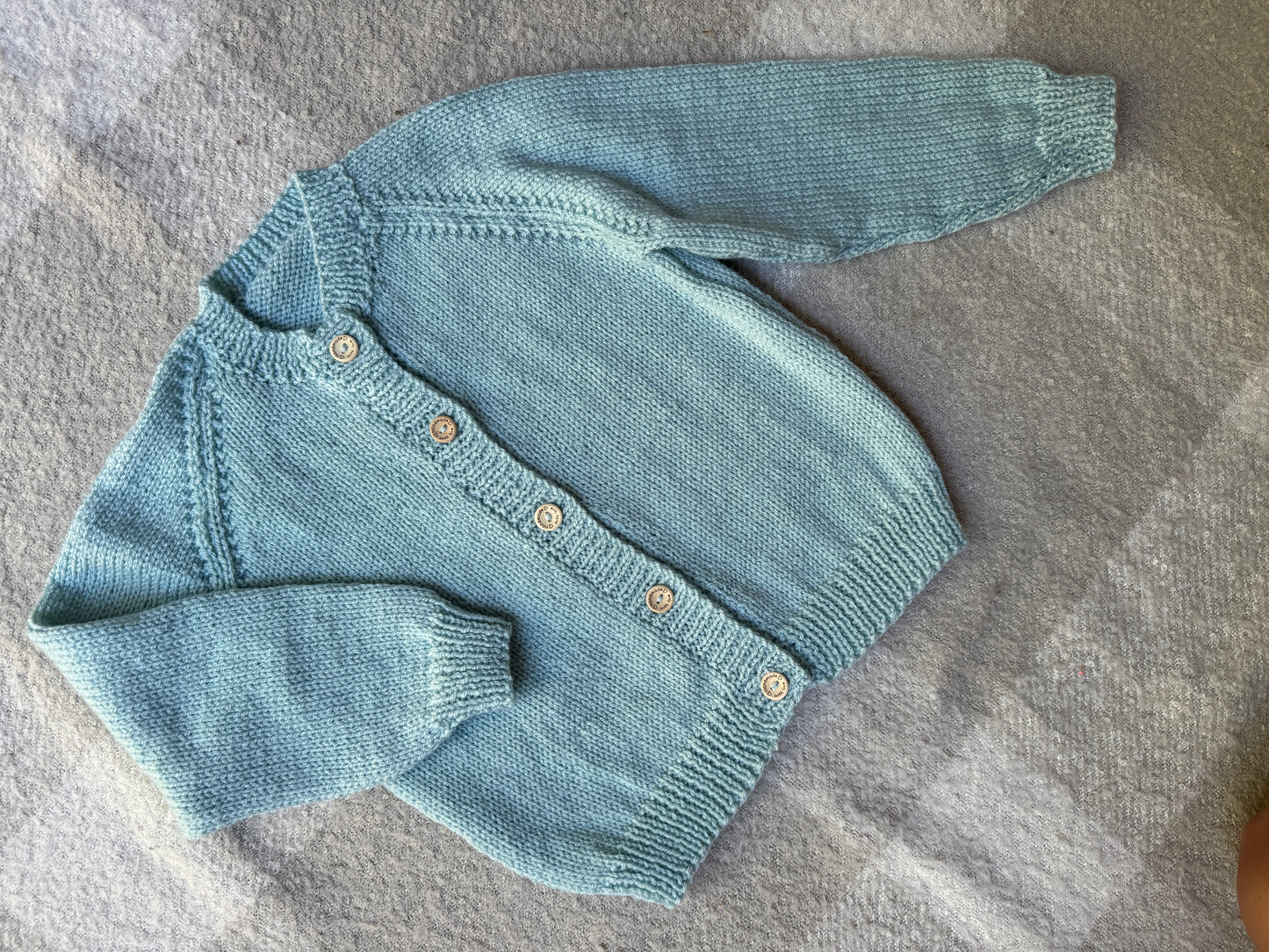 2-3 duck egg cardigan