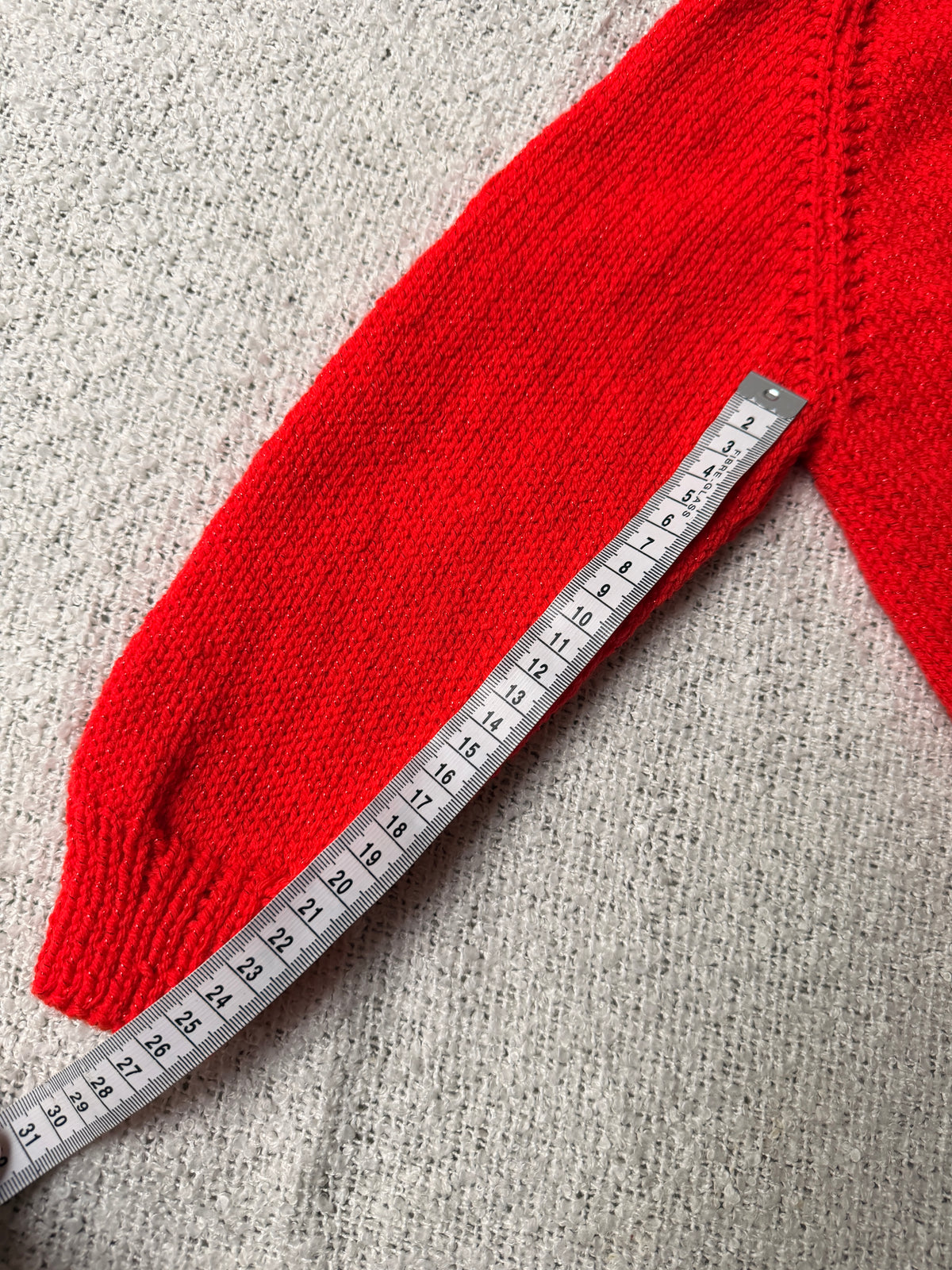 2-3 years red glitter cardigan