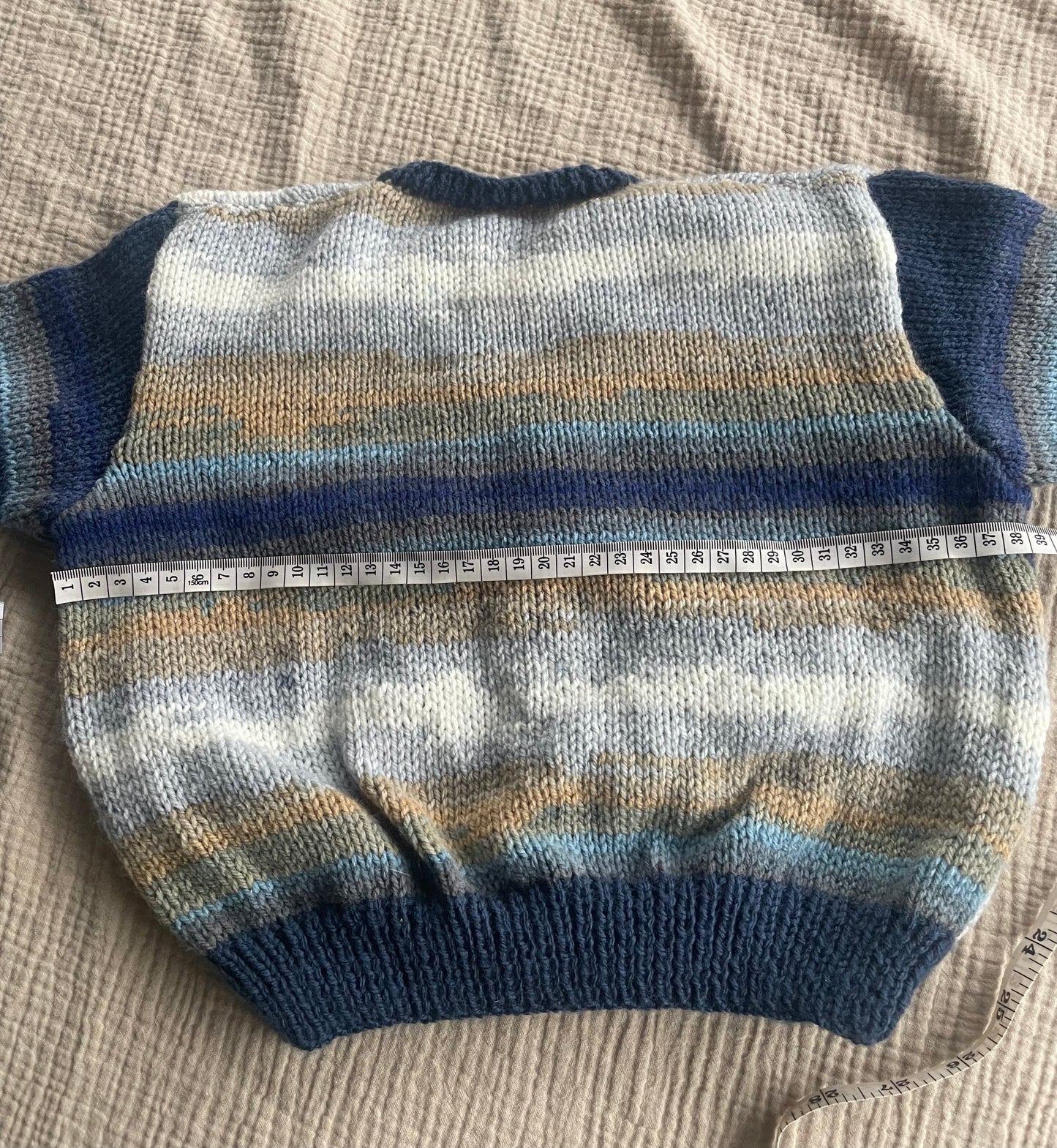 3-4 years navy striped cardigan