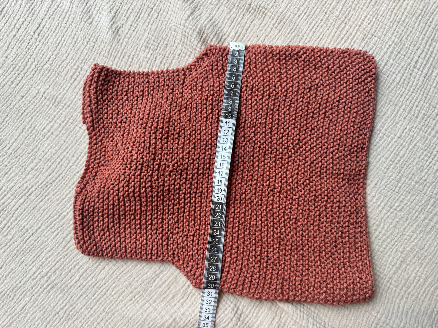 1-3 years rust bow vest
