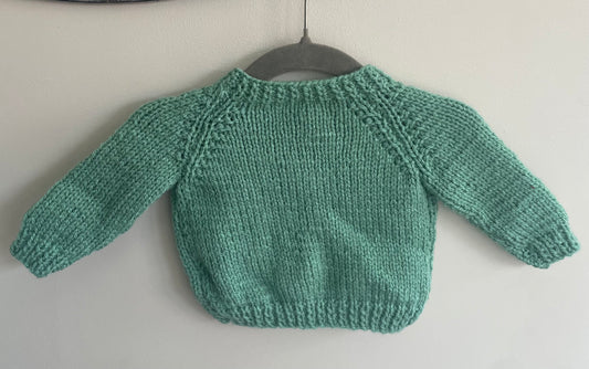 3-6months green cardigan