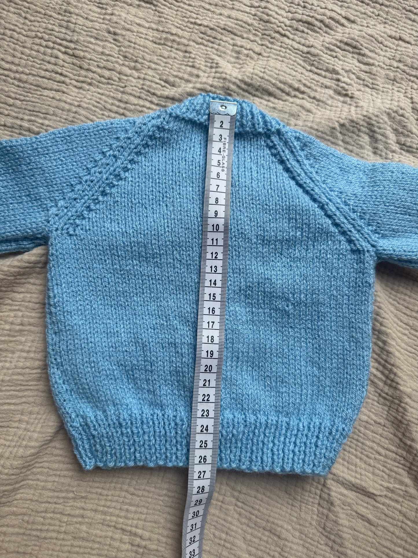 3-6m cloud blue cardigan