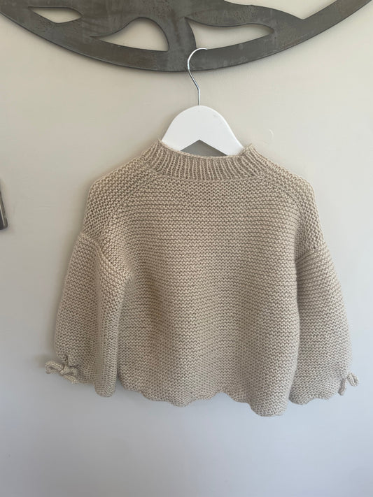 3-4 years parchment jumper