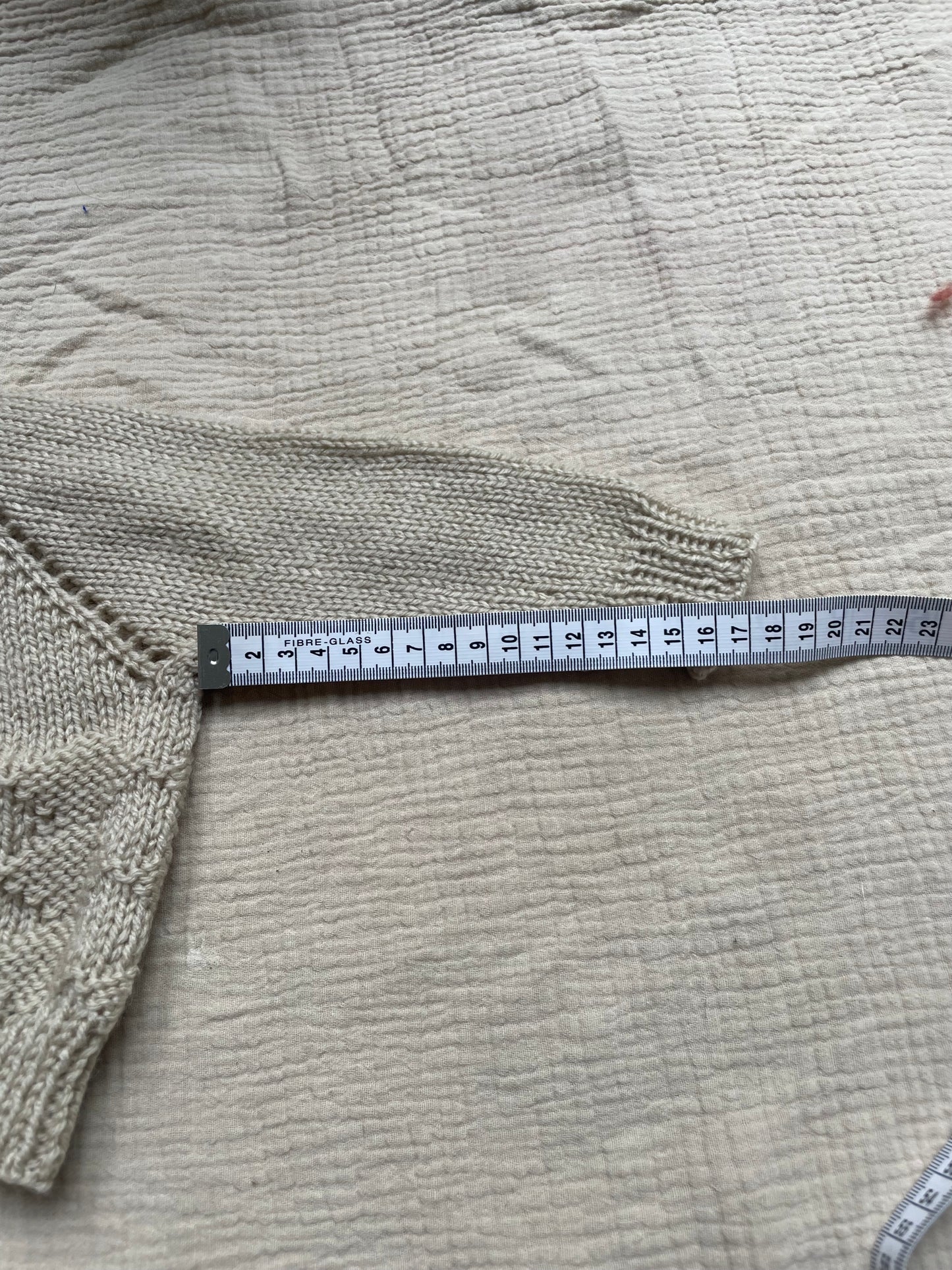 3-6m parchment cardigan