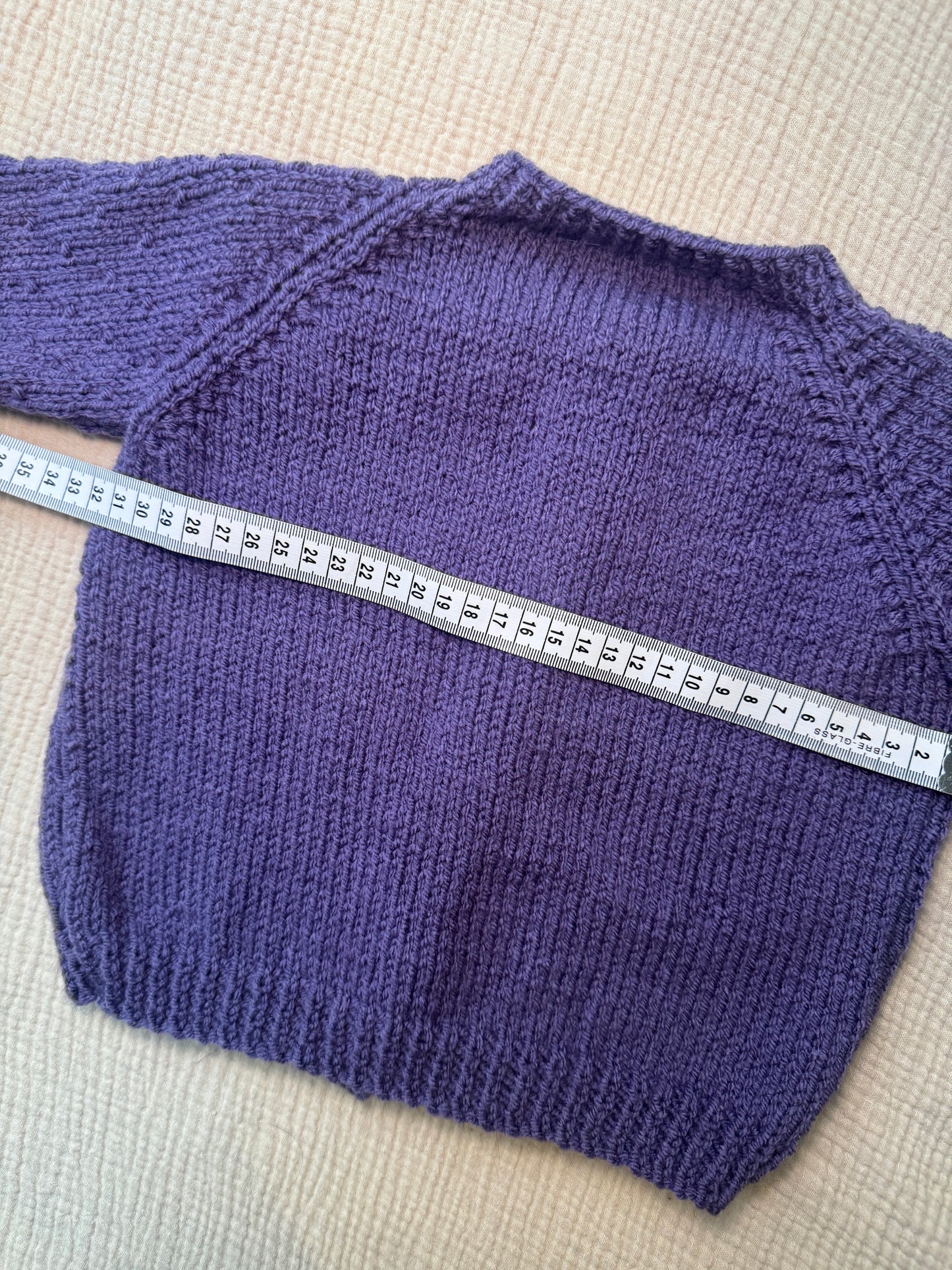 12-18m aubergine cardigan