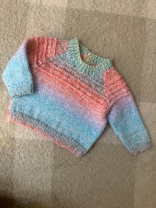 3-6m rainbow jumper