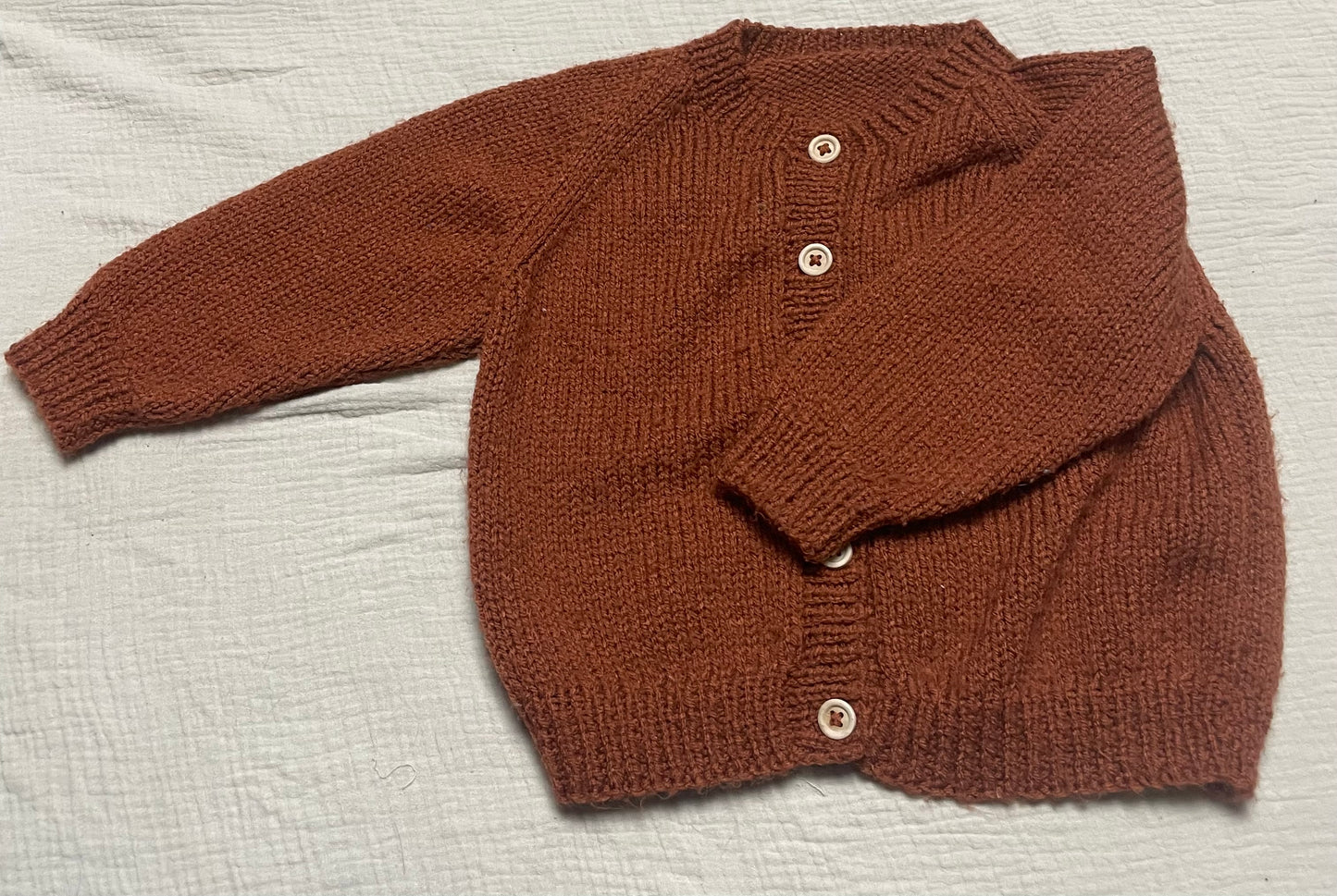 2-3 years copper cardigan