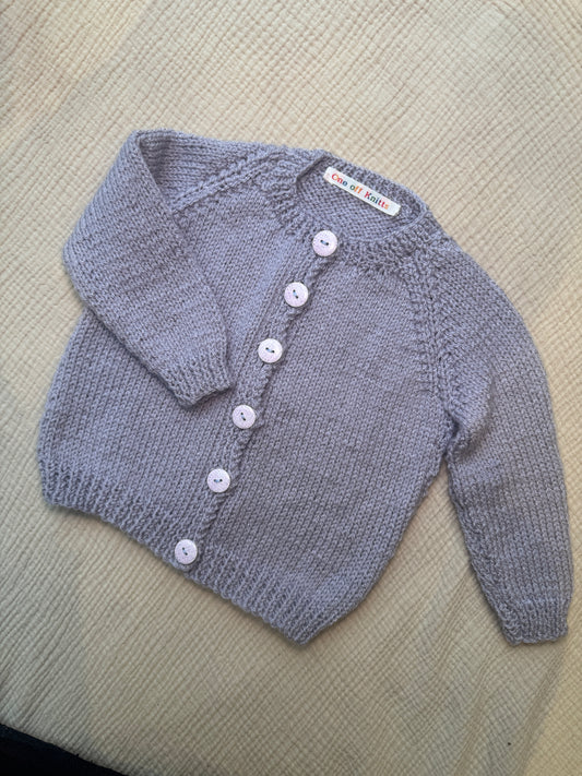 9-15m lilac cardigan
