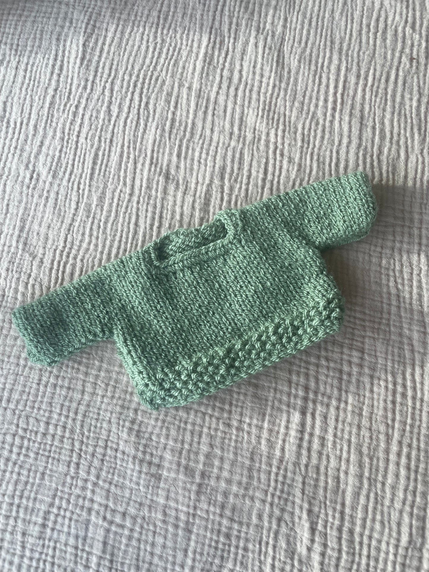 Medium jelly cat green jumper