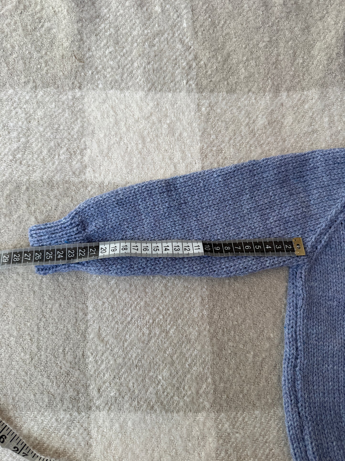 18-24m blue marle cardigan