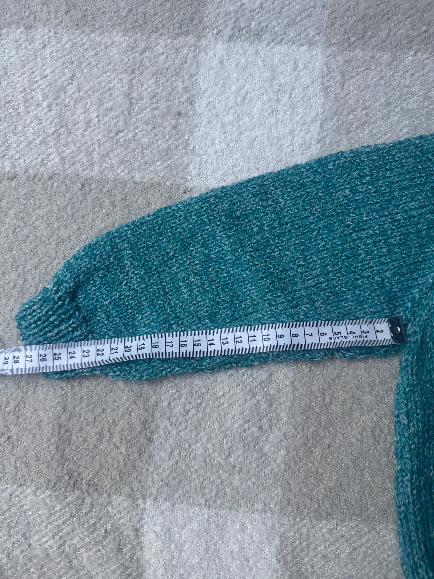 2-4 years aqua fleck cardigan