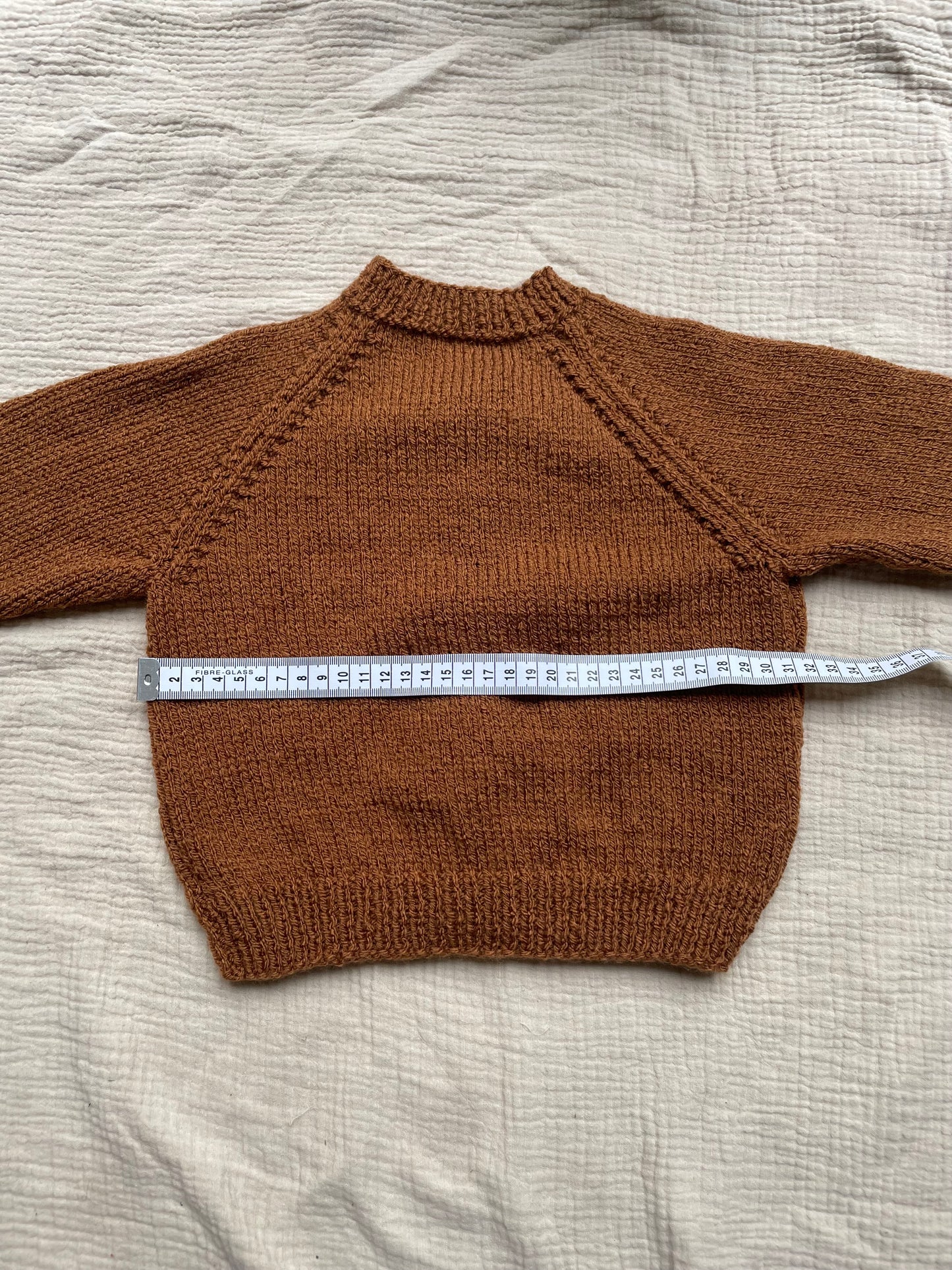 6-12m gingerbread cardigan