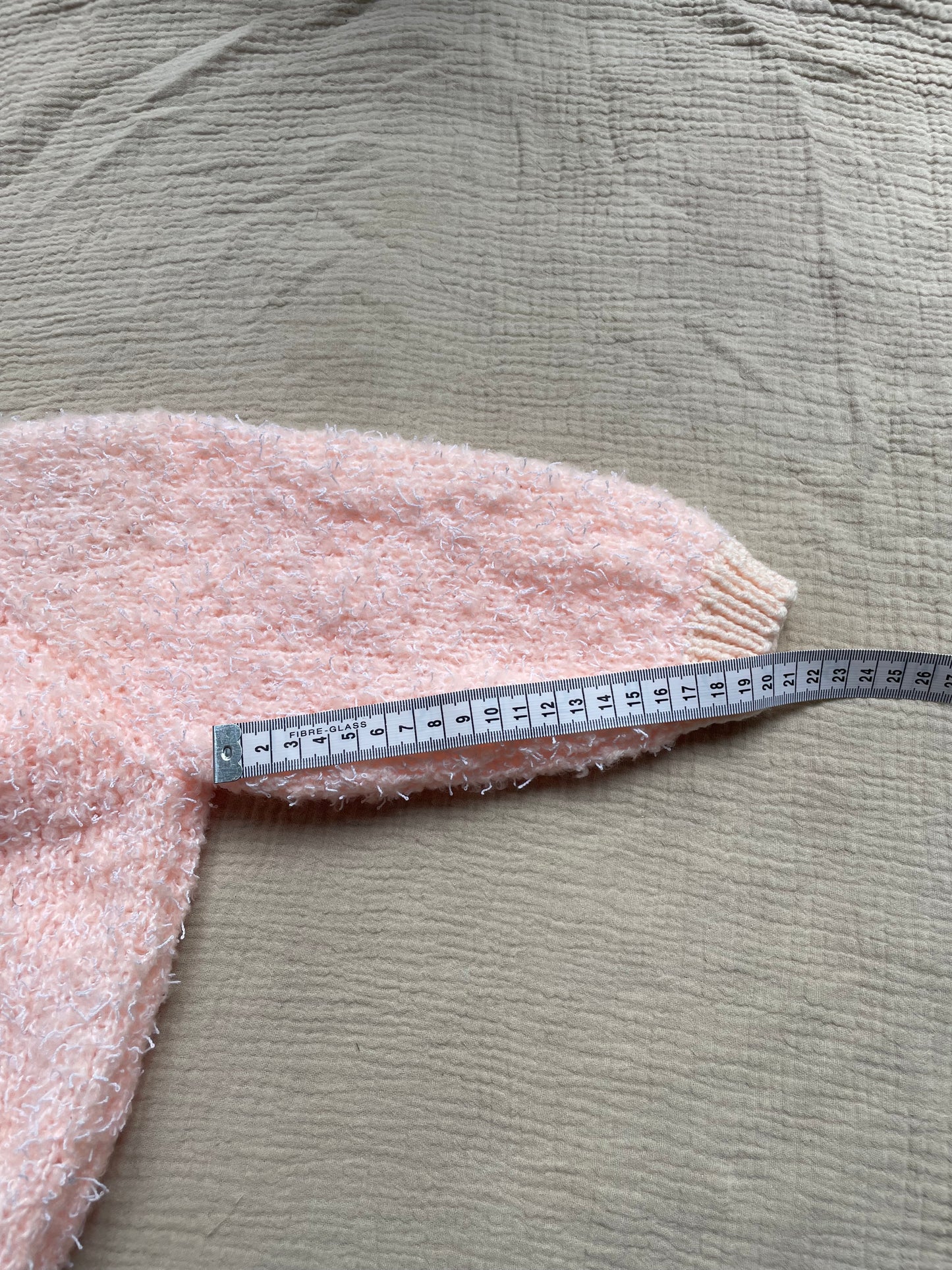 2-3 years fuzzy peach cardigan