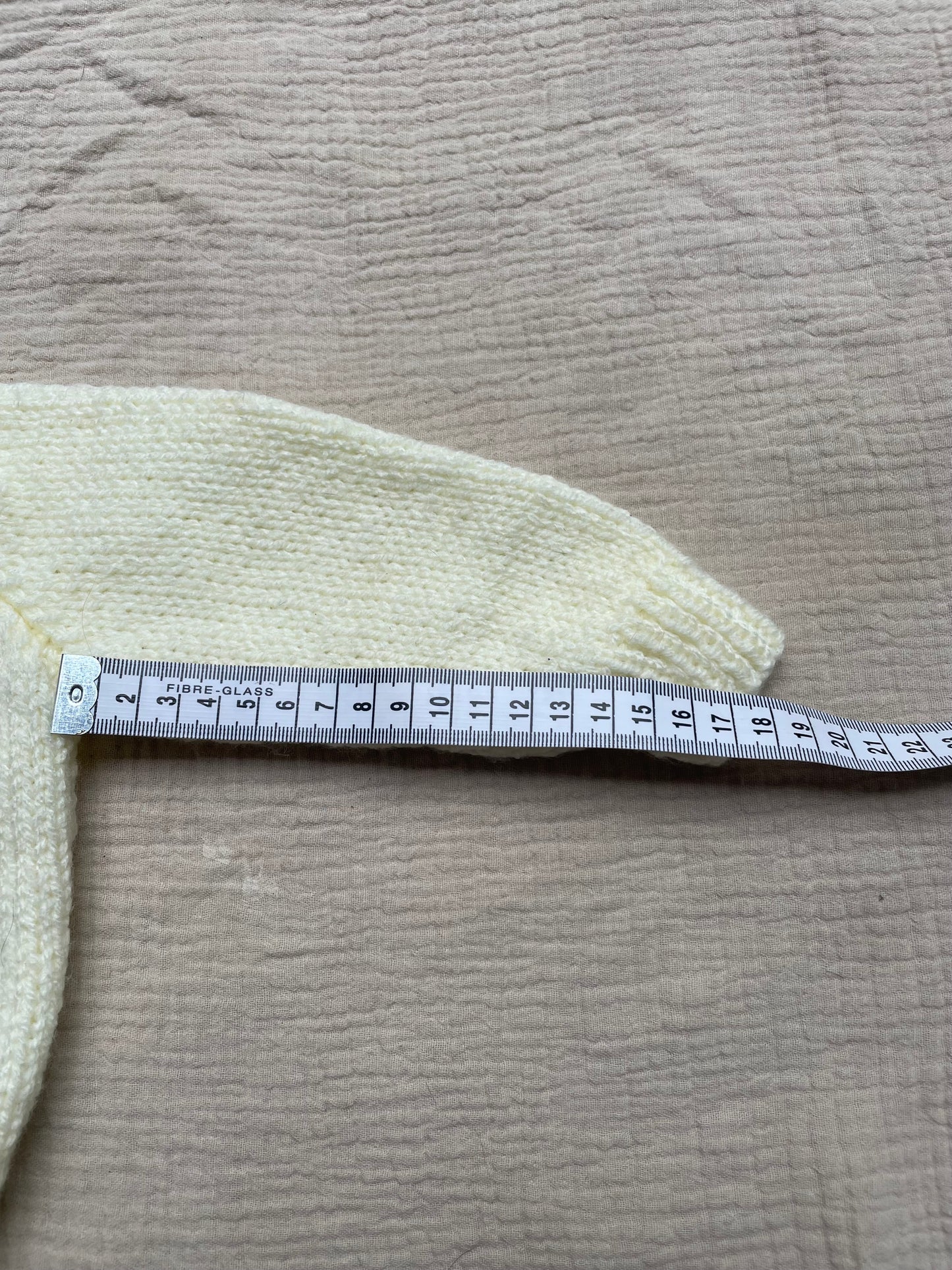 3-6m warm cream cardigan