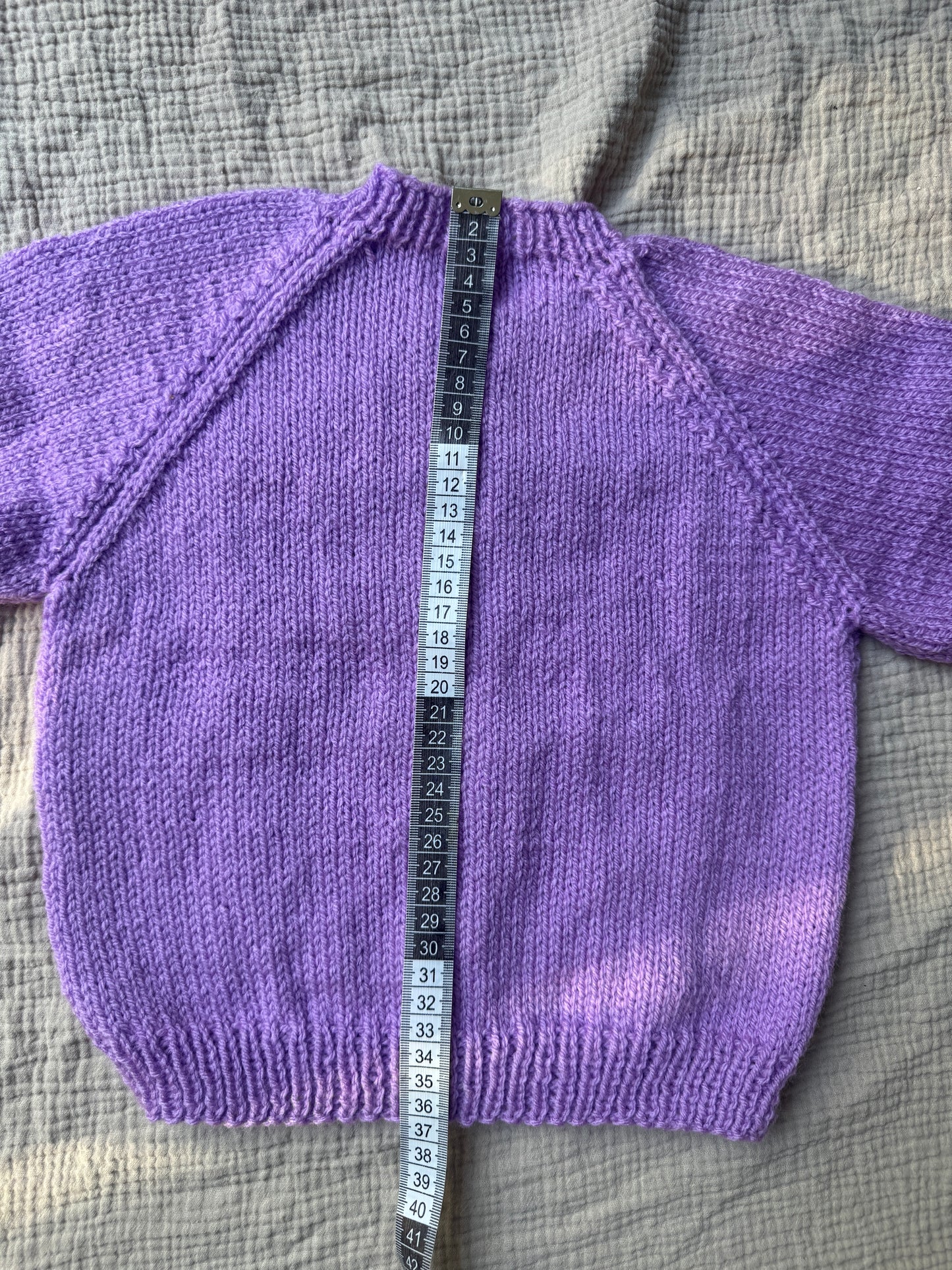 2-3 years lilac cardigan with liberty collar
