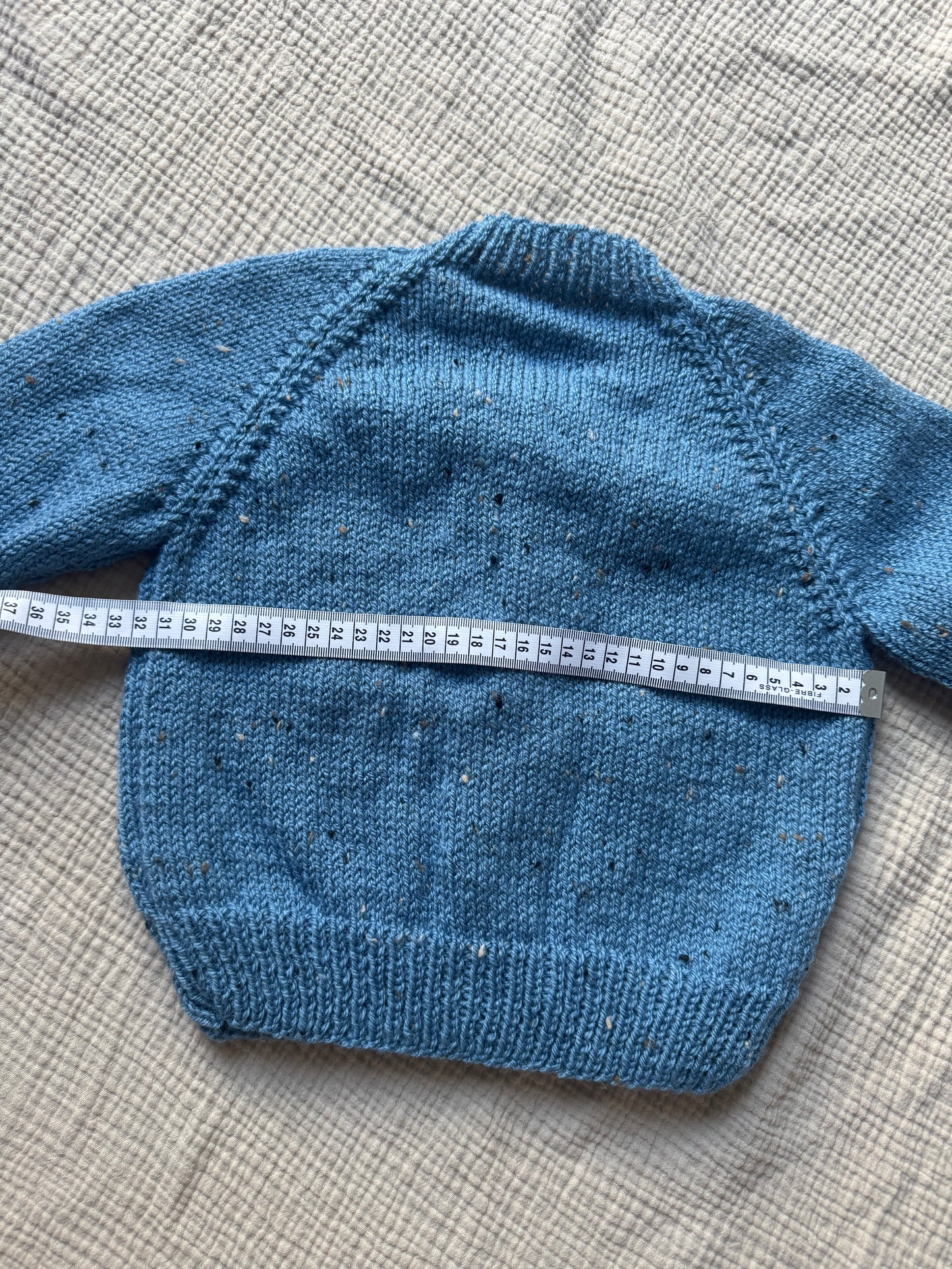 1-2 years blue fleck cardigan
