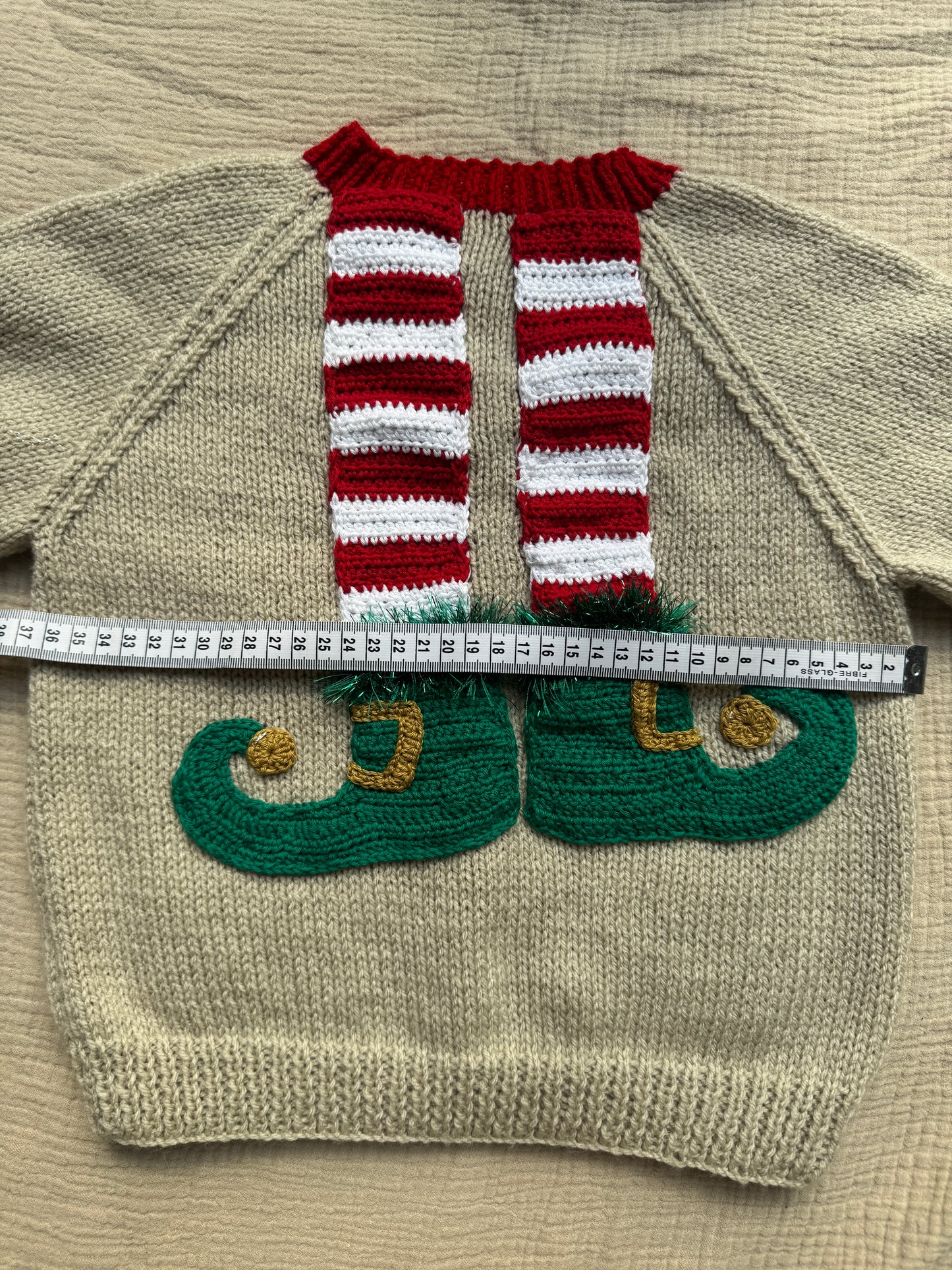 Elf legs 2-4 years parchment cardigan