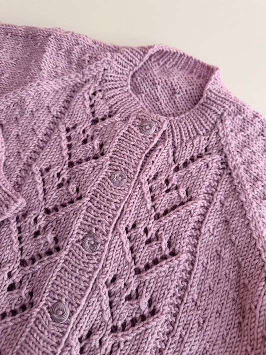 2-3 years lilac cardigan