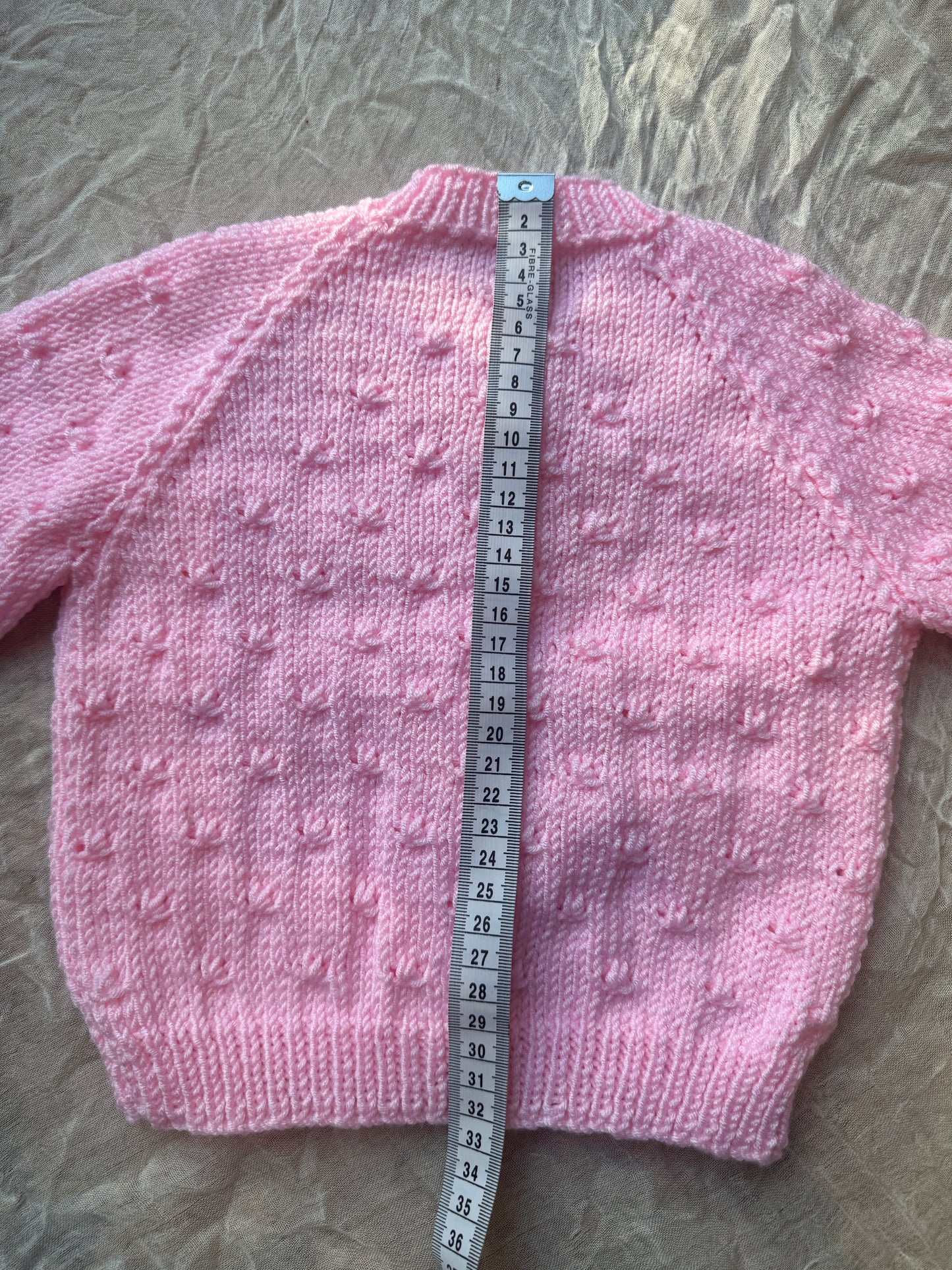 6-12m pink cardigan