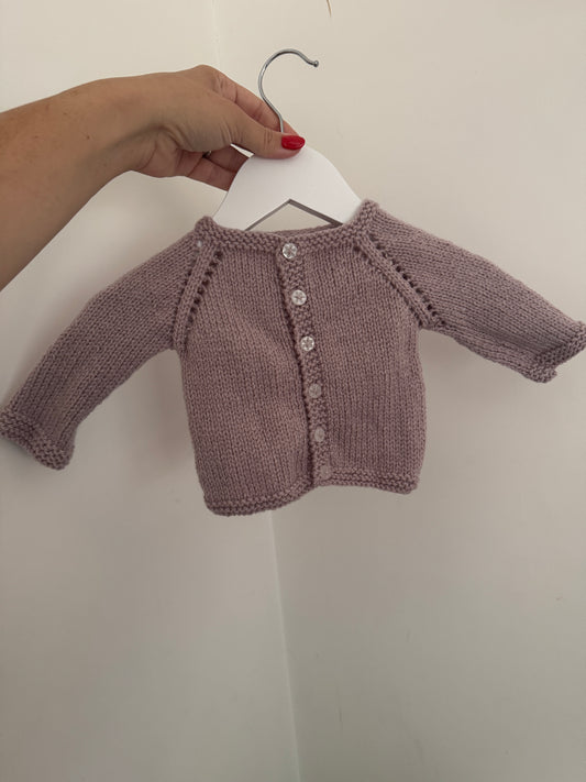 0-3 months mushroom Cardigan