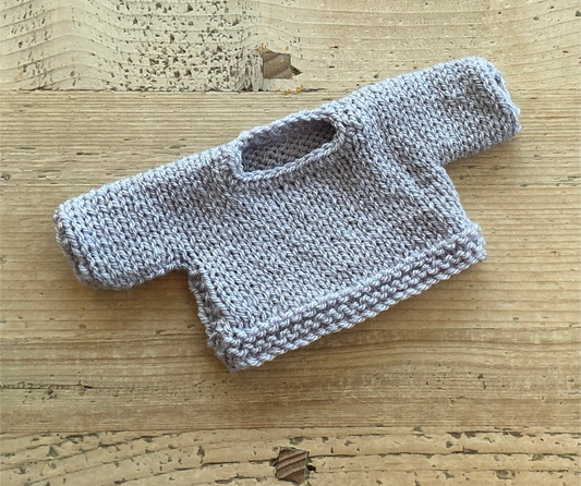 Medium jelly cat pale blue jumper