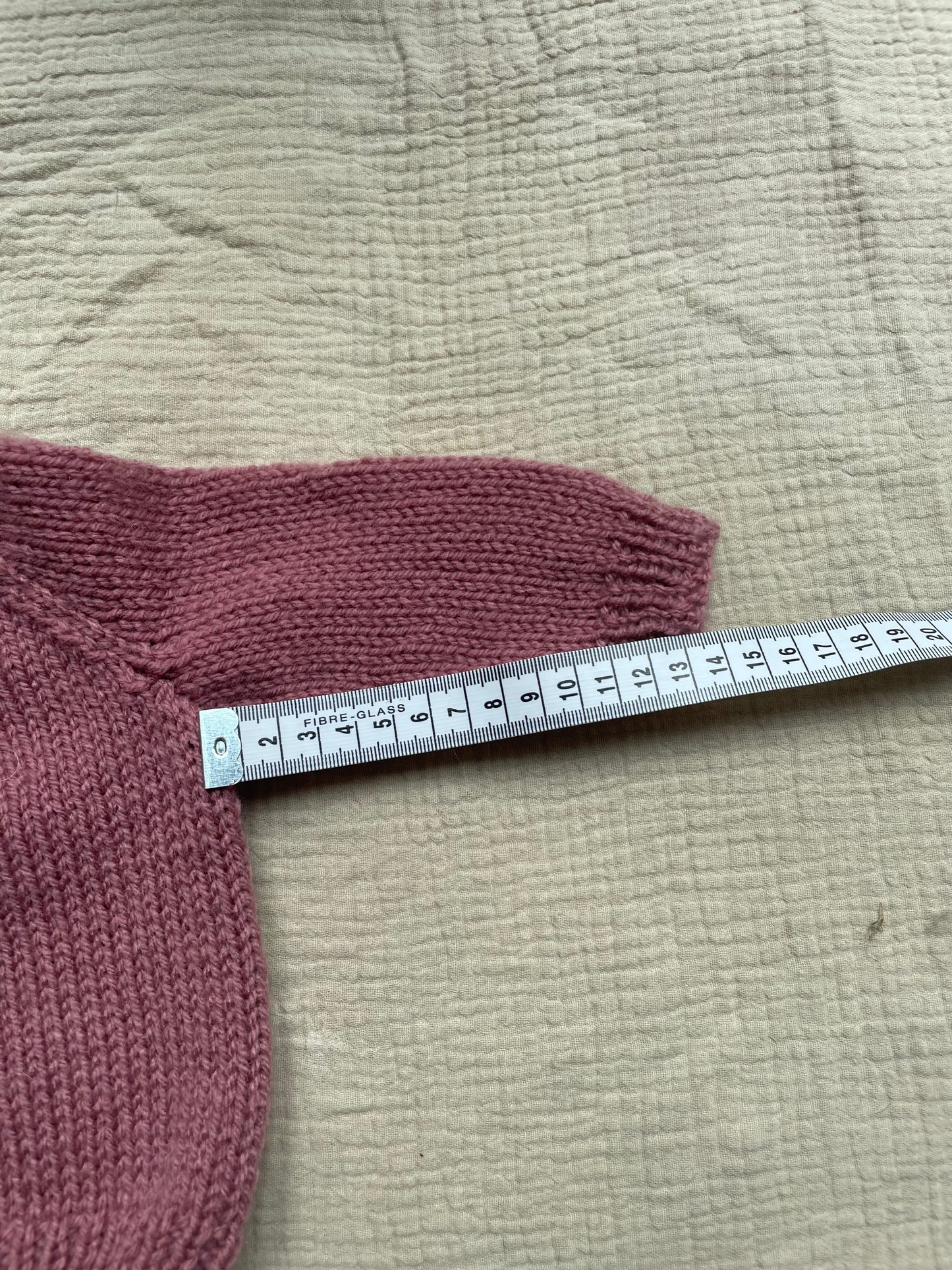 0-3m cinder rose cardigan