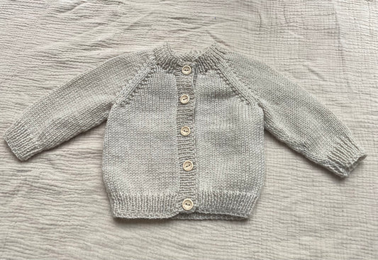 3-6m parchment cardigan