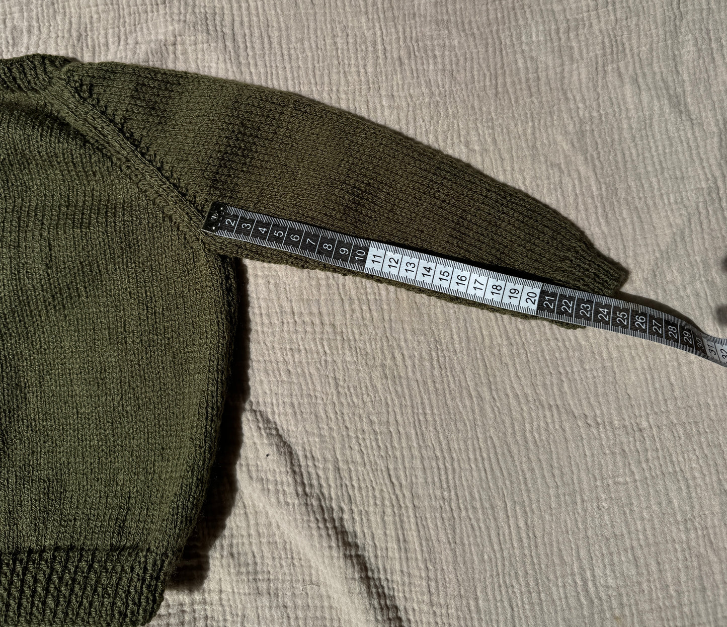 9-15m khaki cardigan