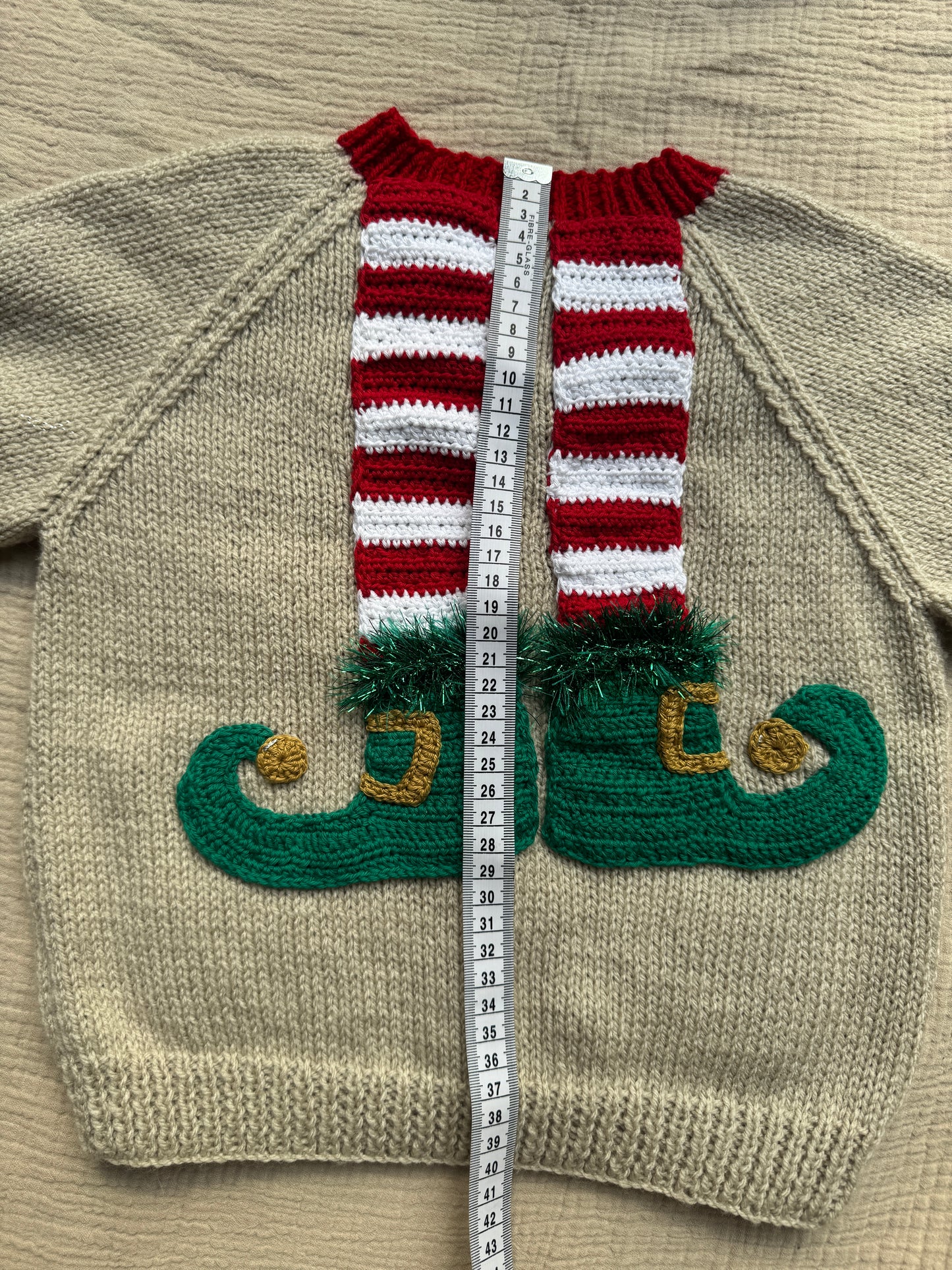 Elf legs 2-4 years parchment cardigan