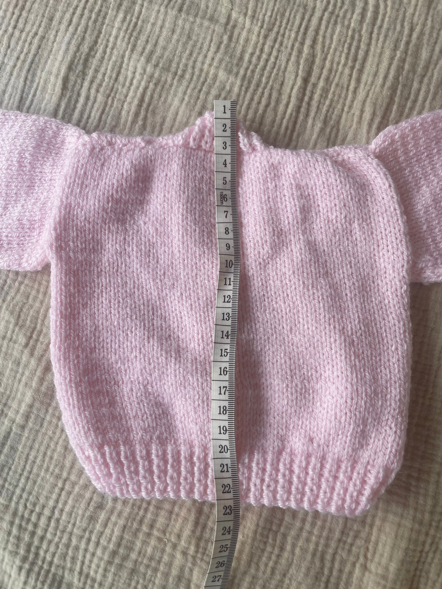 0-1m light pink cardigan