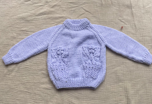 3-6m lilac jumper