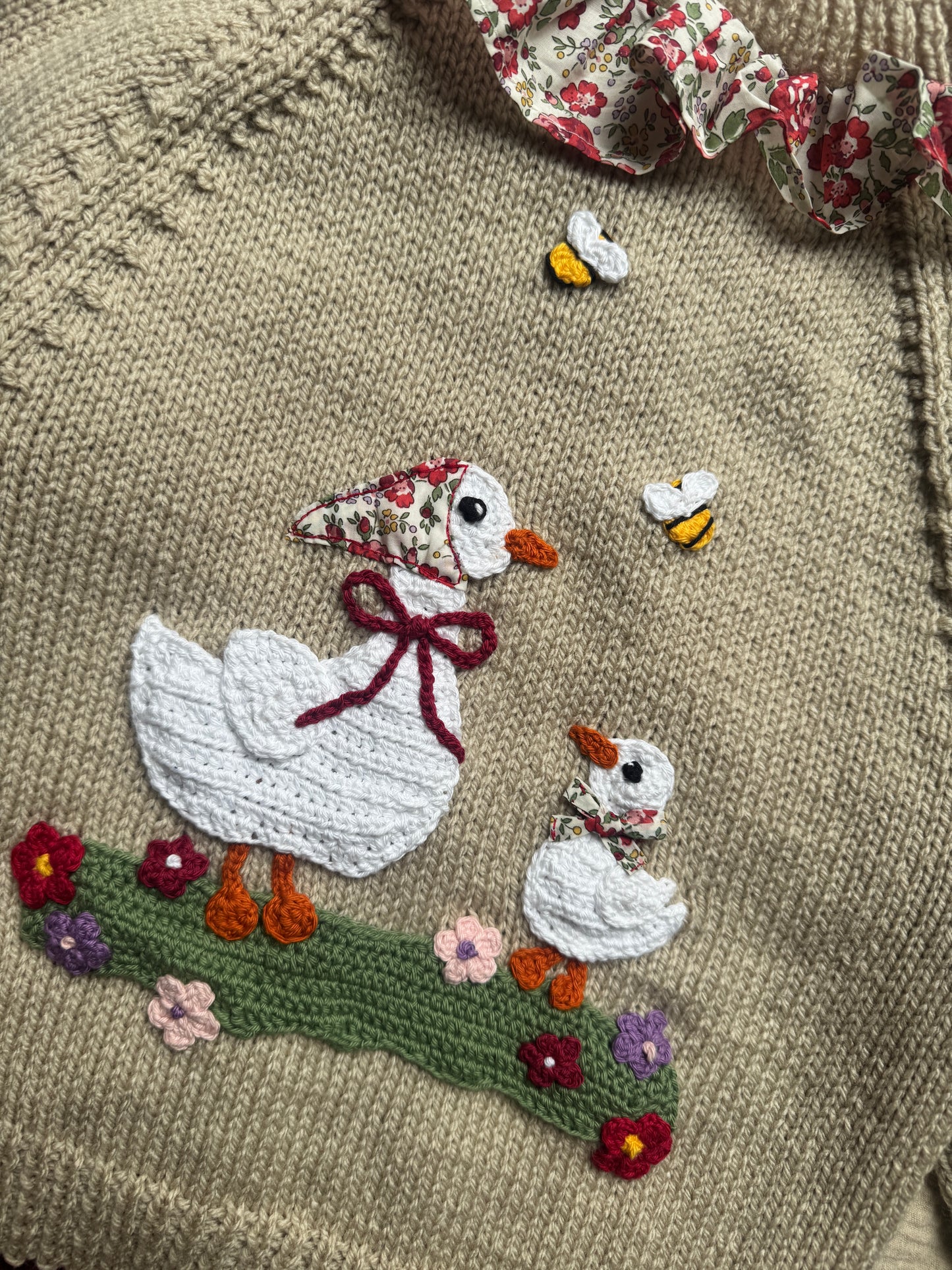 3-4 years mummy & baby goose readymade