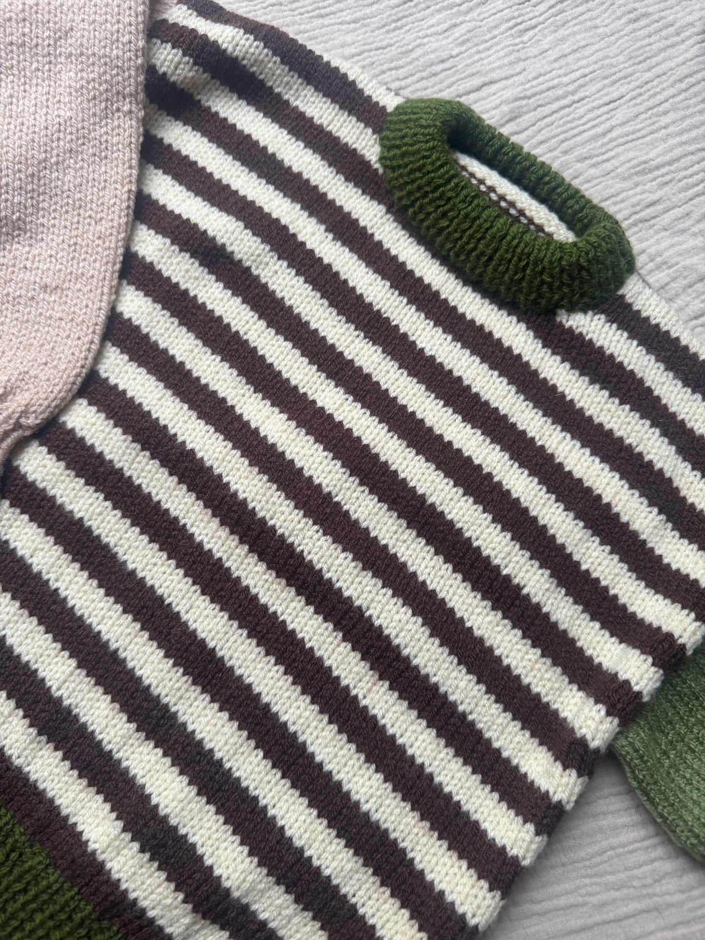 2-4 years stripe block jumper