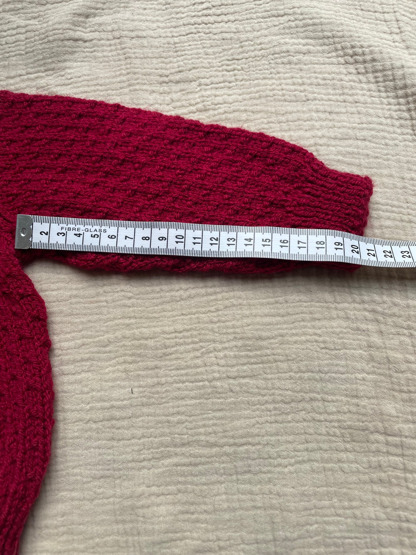 12-18m claret cardigan