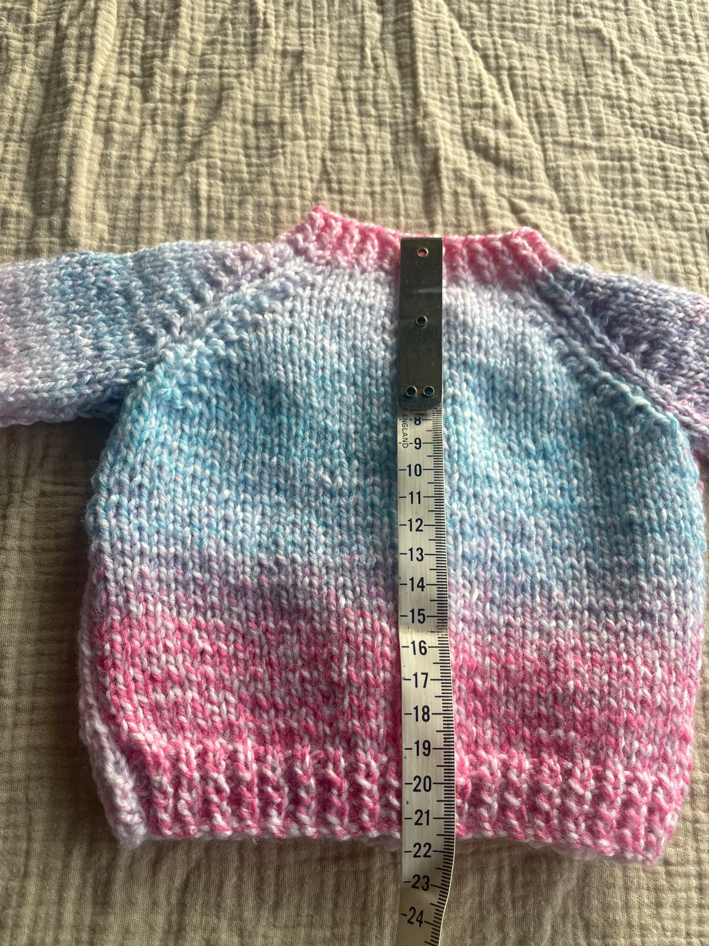 0-1m rainbow cardigan