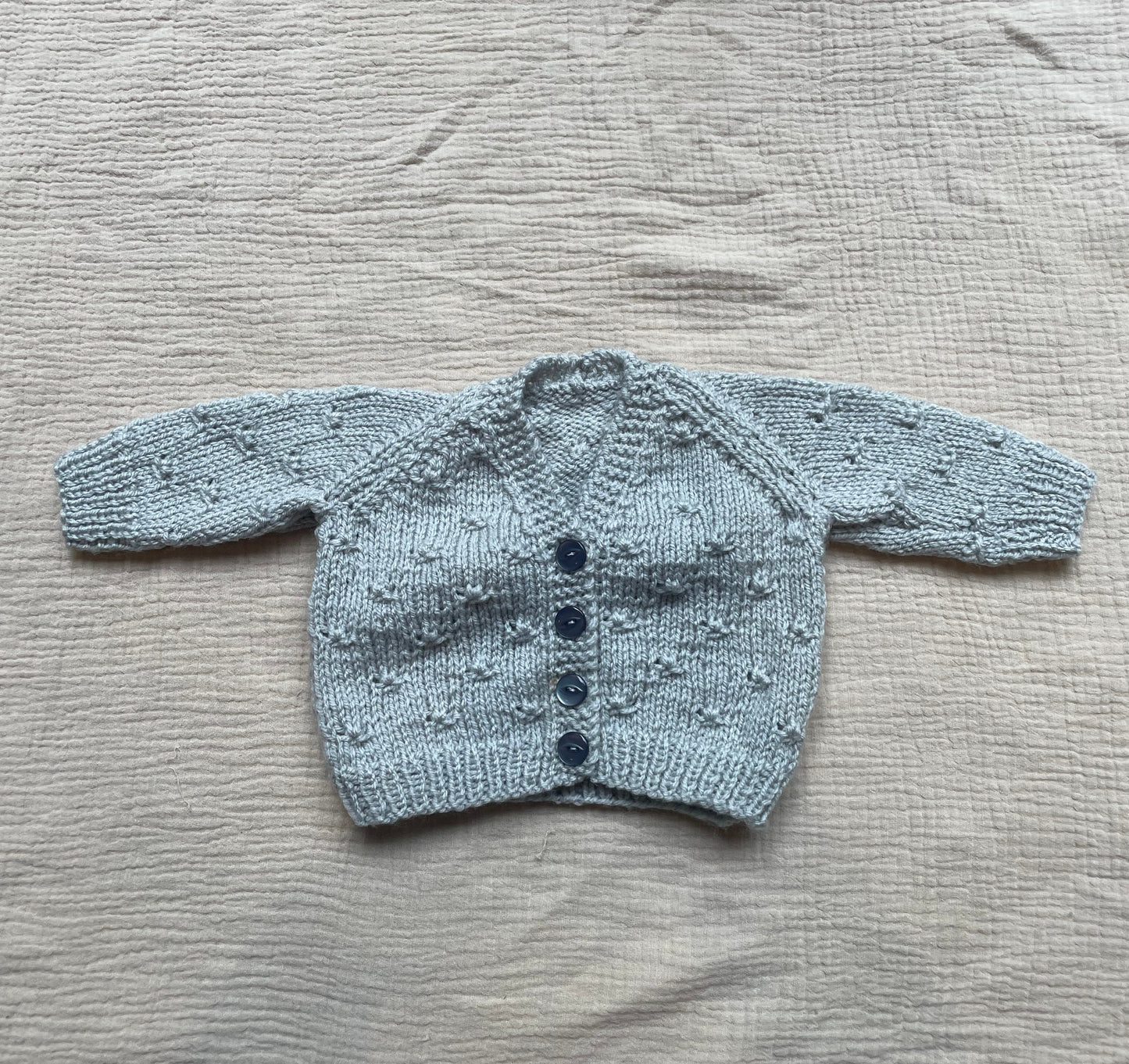 Newborn grey cardigan