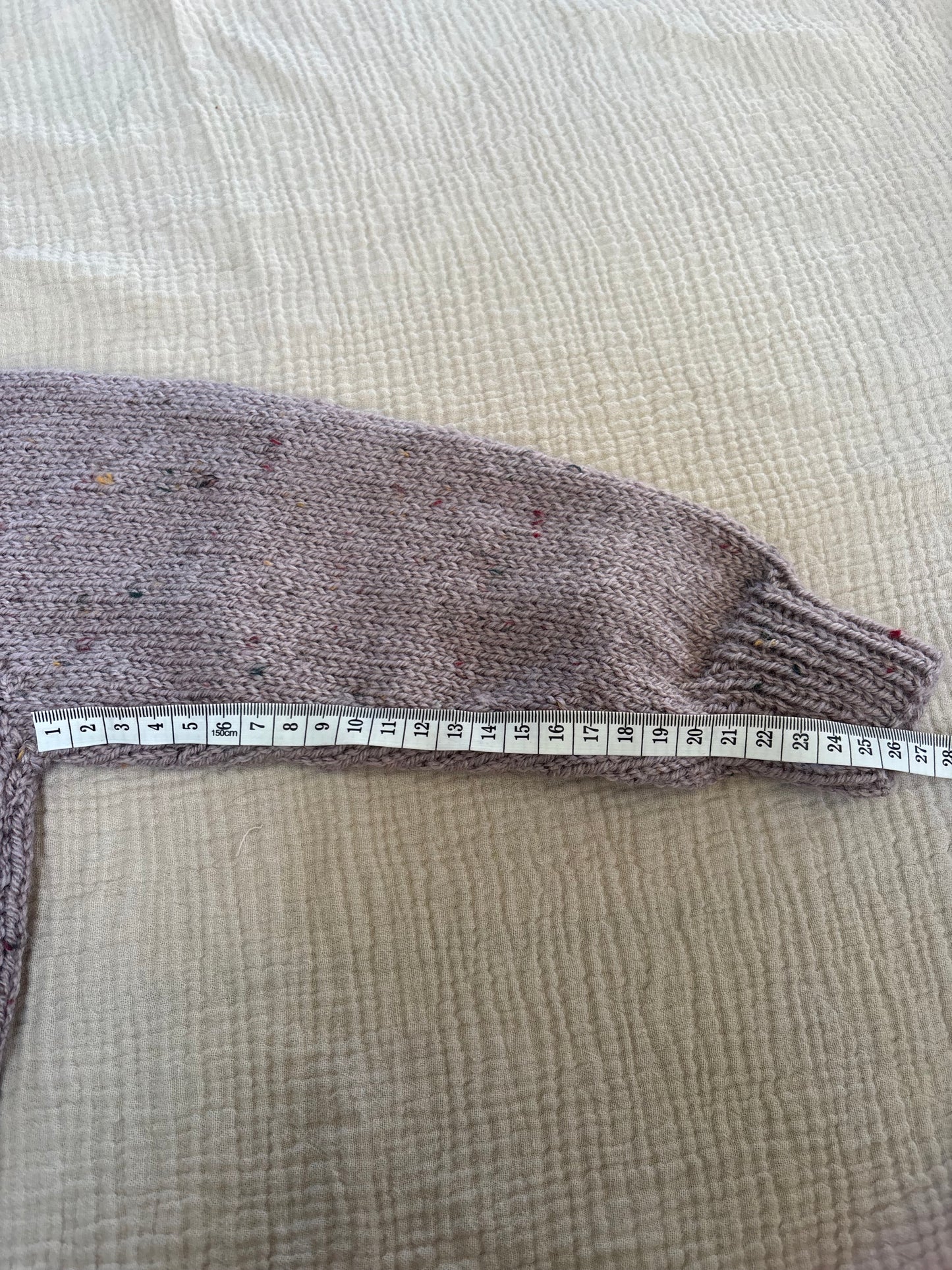 2-3 years heather cardigan with flecks