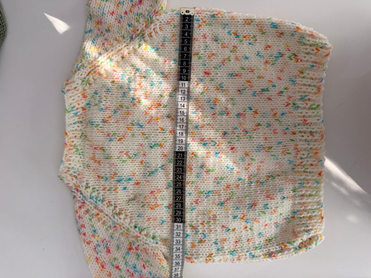 2-3 years Aran funfetti cardigan