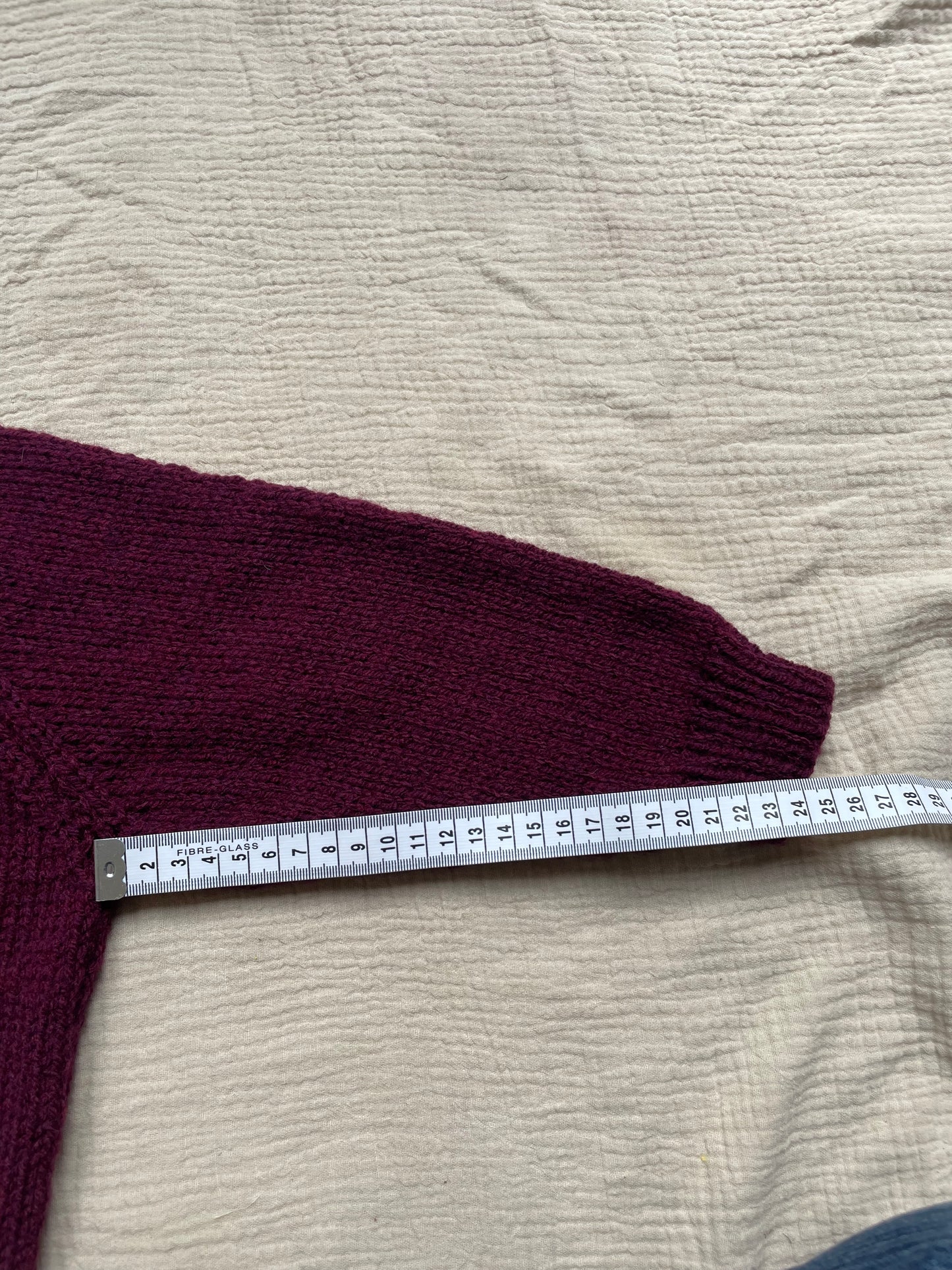 3-4 years burgundy cardigan