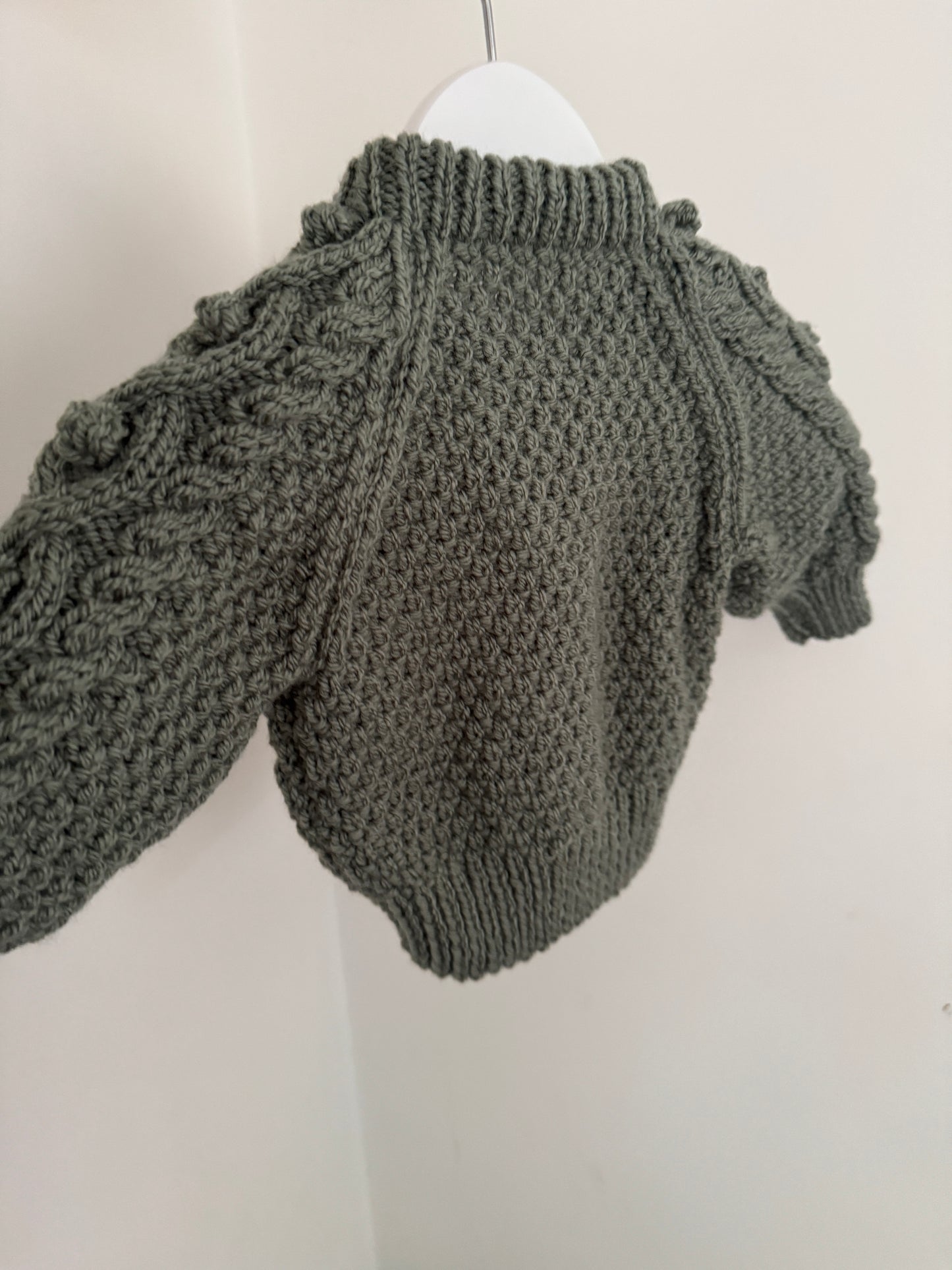 3-6m pine green Cardigan