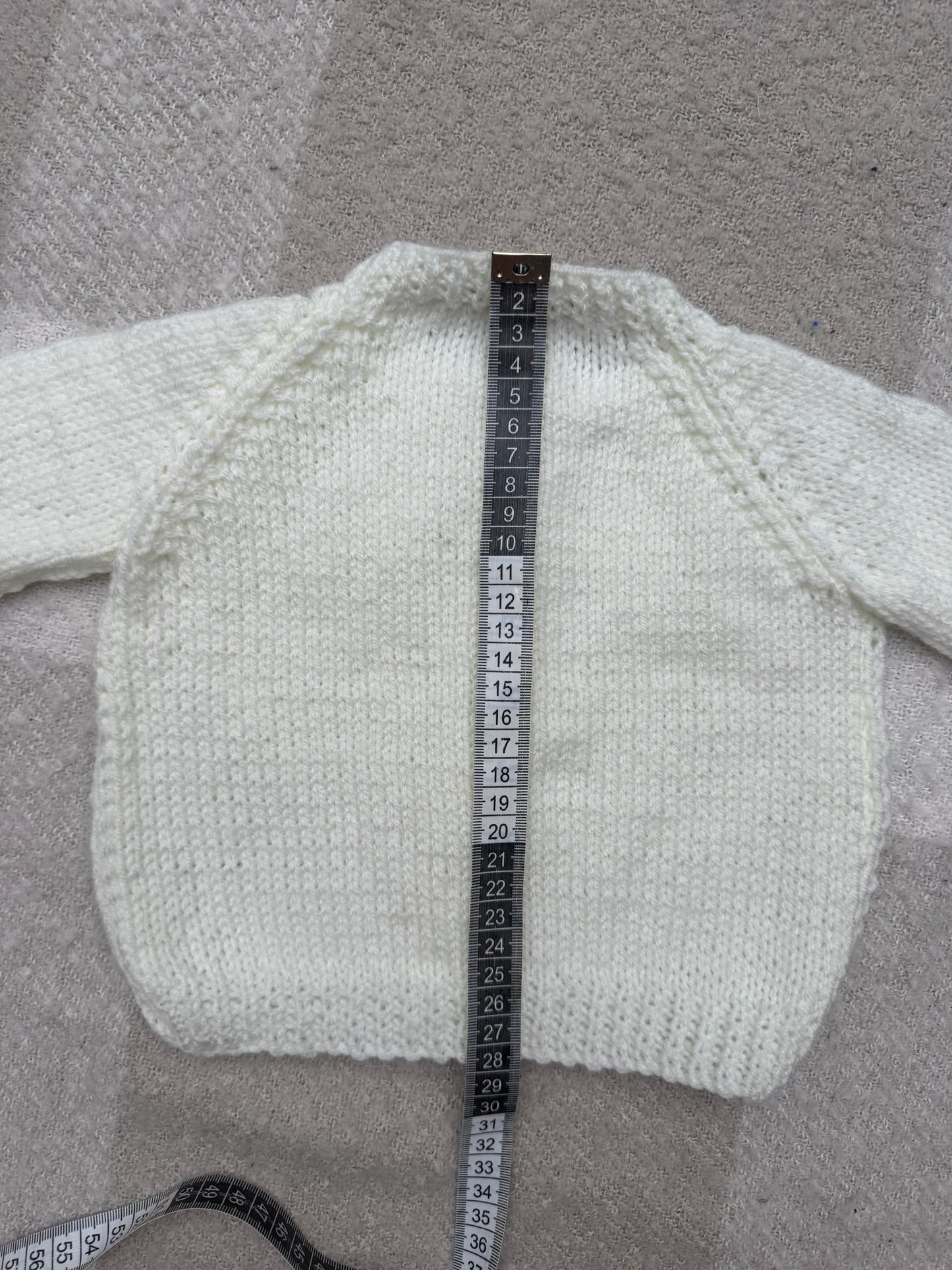 6-12m pale cream cardigan