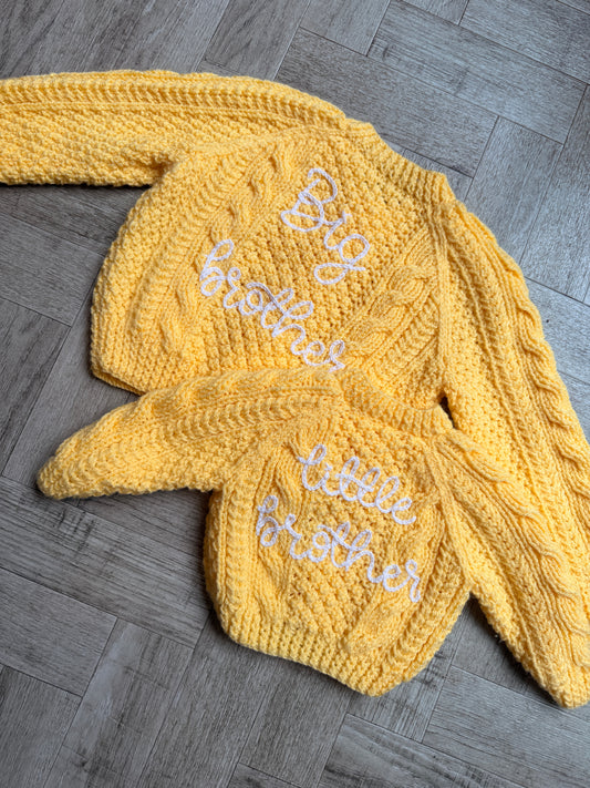 SEND IN SERVICE- knitwear personalisation