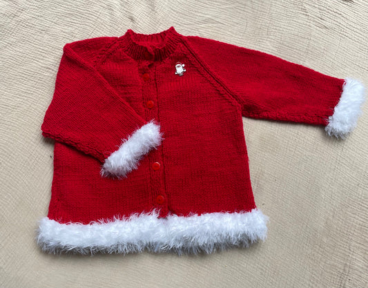 2-3 years red christmas cardigan