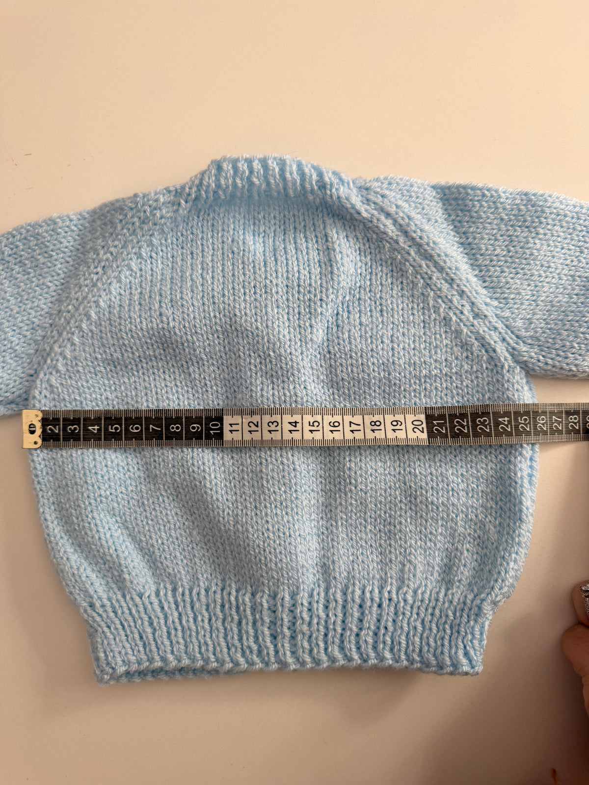 0-3m sky blue cardigan