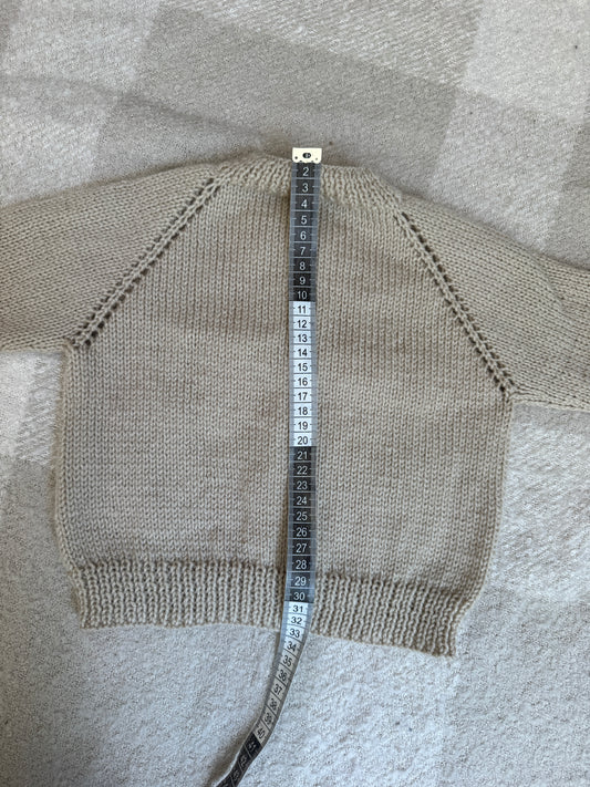9-15m parchment  cardigan